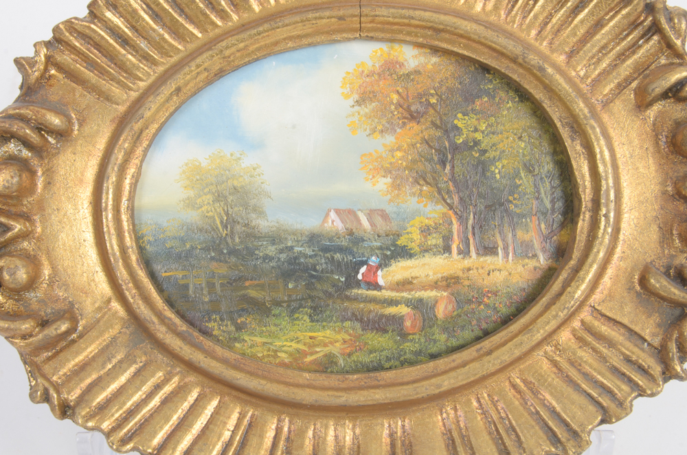 Miniature Oil Paintings of Landscapes