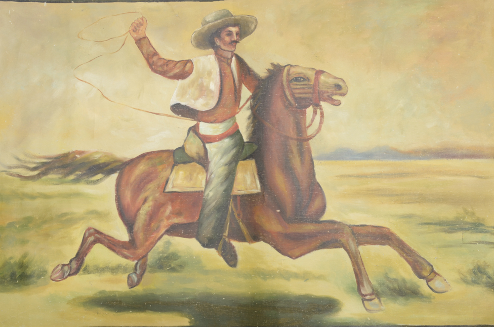 Oil Paintings on Canvas of Western Themed Scenes