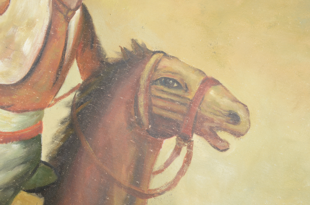 Oil Paintings on Canvas of Western Themed Scenes