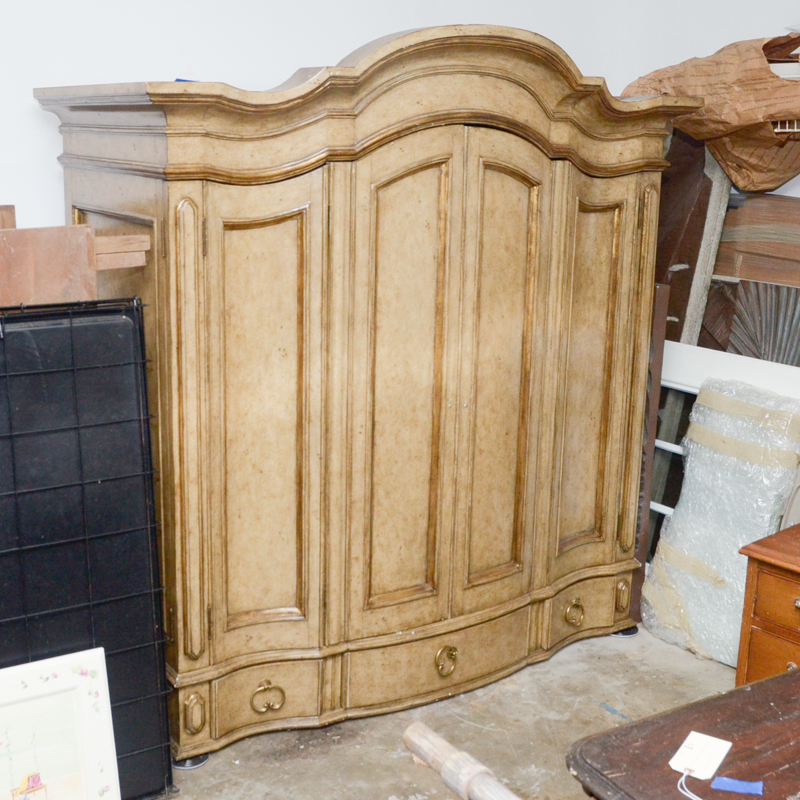 Contemporary Entertainment Armoire by Marge Carson