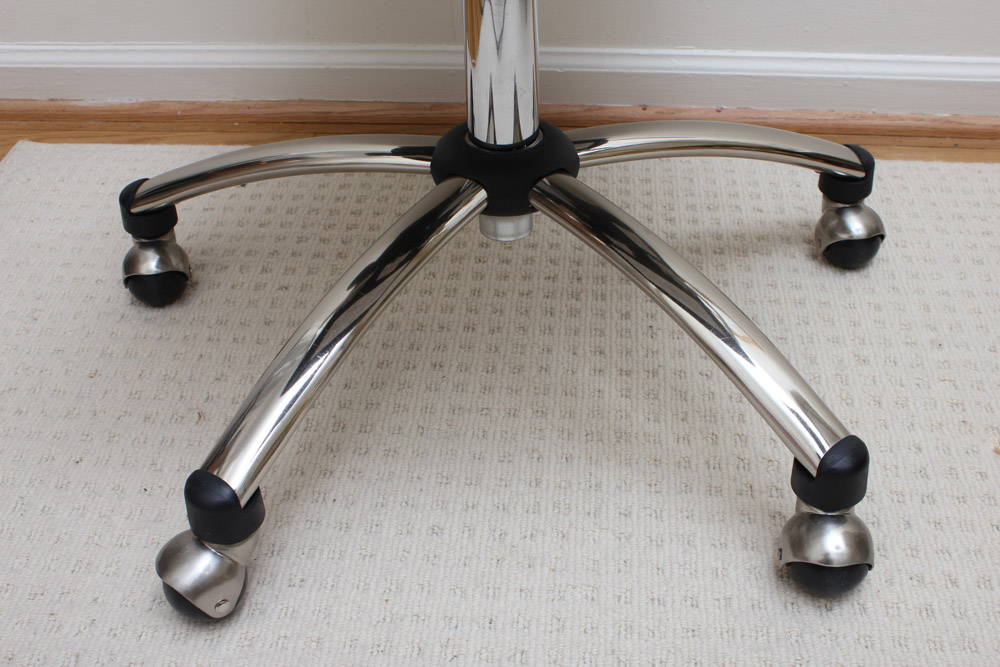 Brown Faux Suede Office Chair