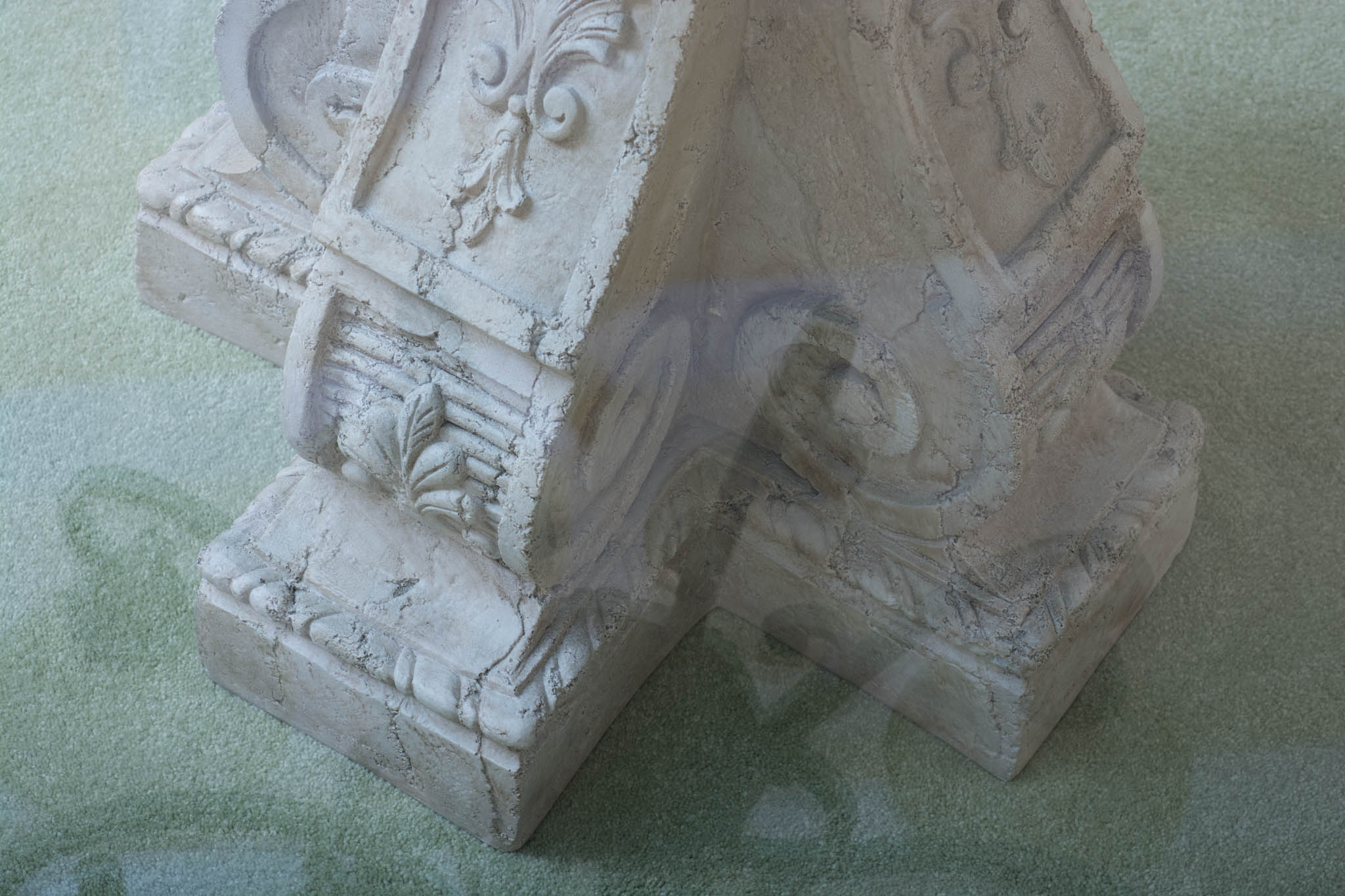 Glass Top Pedestal Dining Table