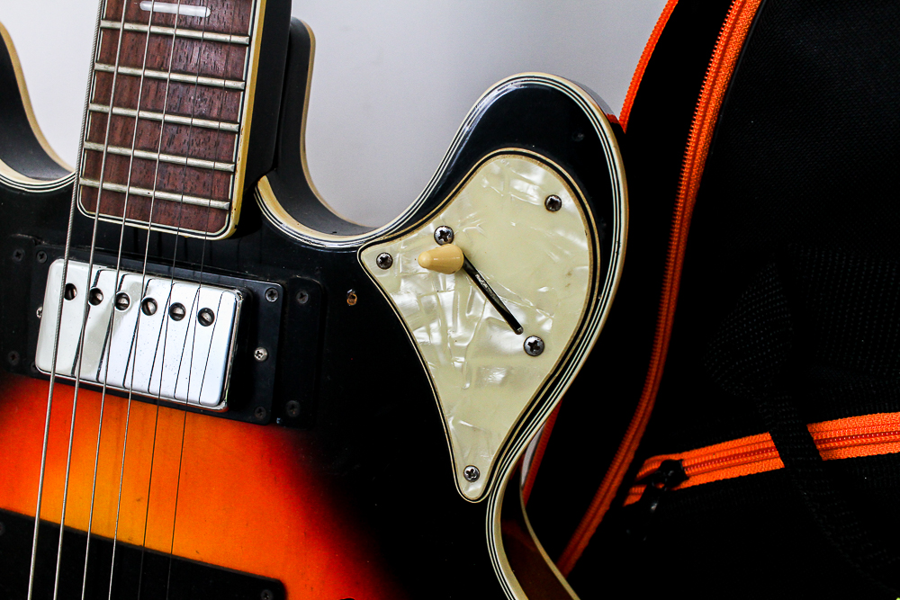 Lyle Hollow Body Sunburst Electric Guitar