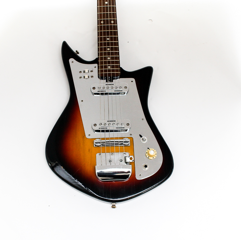 1960s Teisco Prestige Electric Guitar and Case