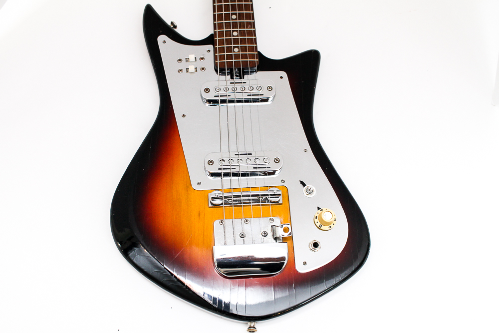 1960s Teisco Prestige Electric Guitar and Case