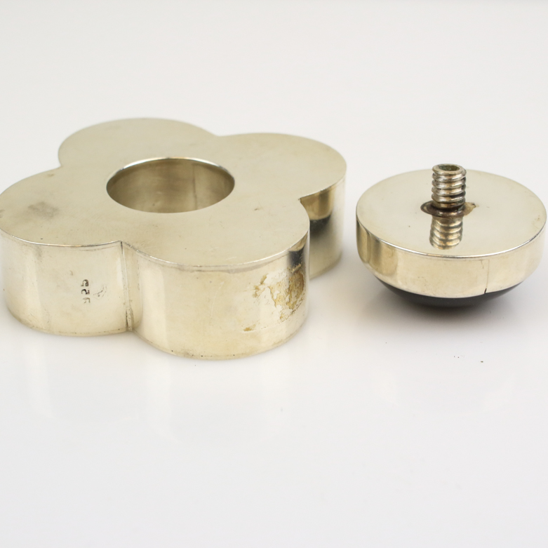 Sterling Silver and Onyx Perfume Bottle