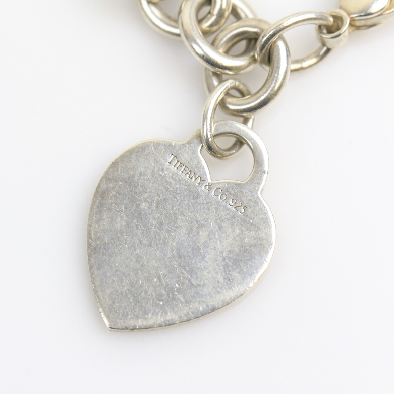 Tiffany & Co. Sterling Silver Heart Tag Bracelet