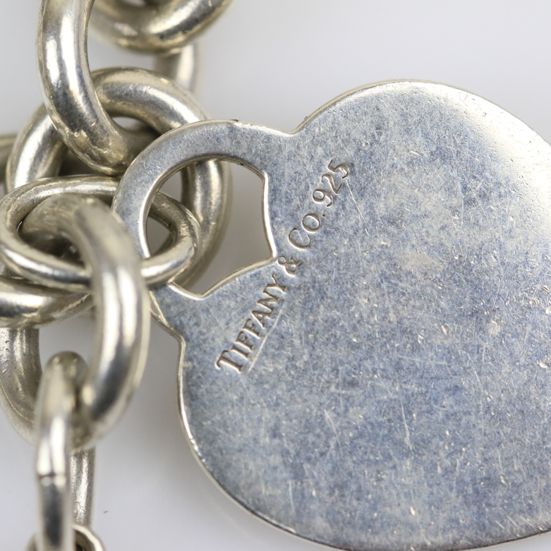 Tiffany & Co. Sterling Silver Heart Tag Bracelet