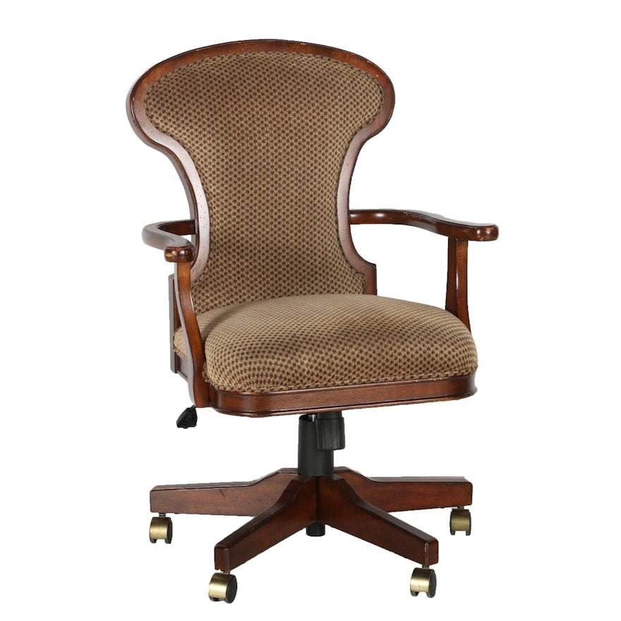 Bombay Upholstered  Wood Office Chair