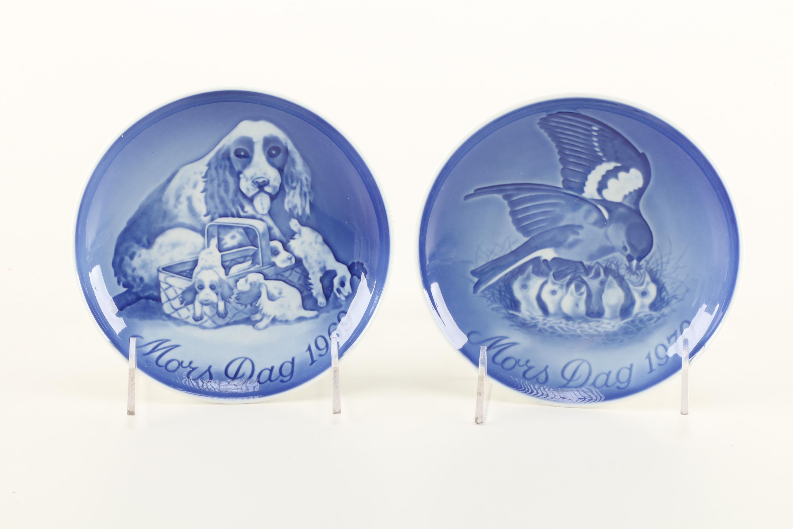 Wedgwood and Bing & Grøndahl Decorative Plates