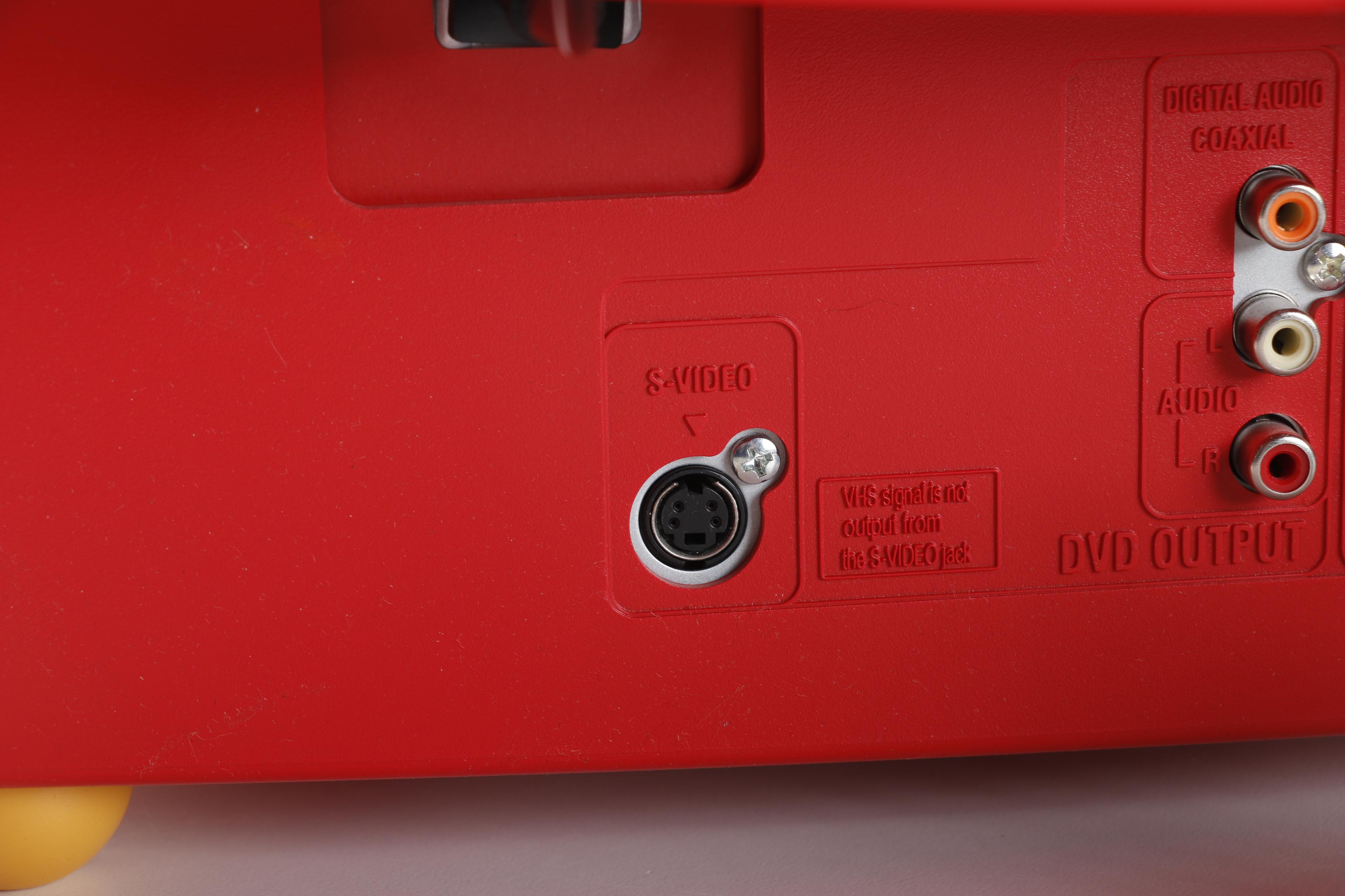 Disney Mickey Mouse Theme Television and Matching VHS/DVD Player