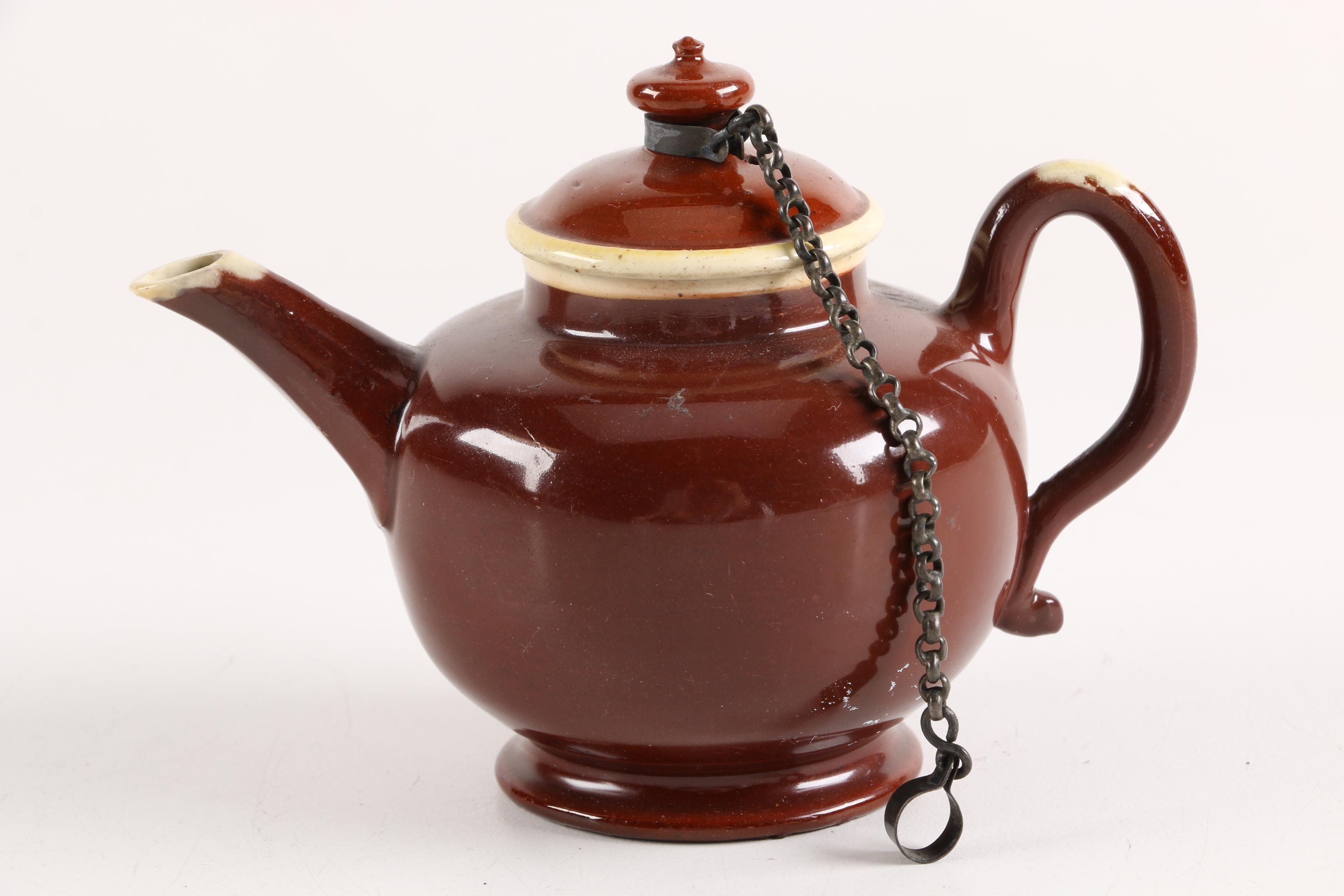 Vintage Brown Glazed Teapots