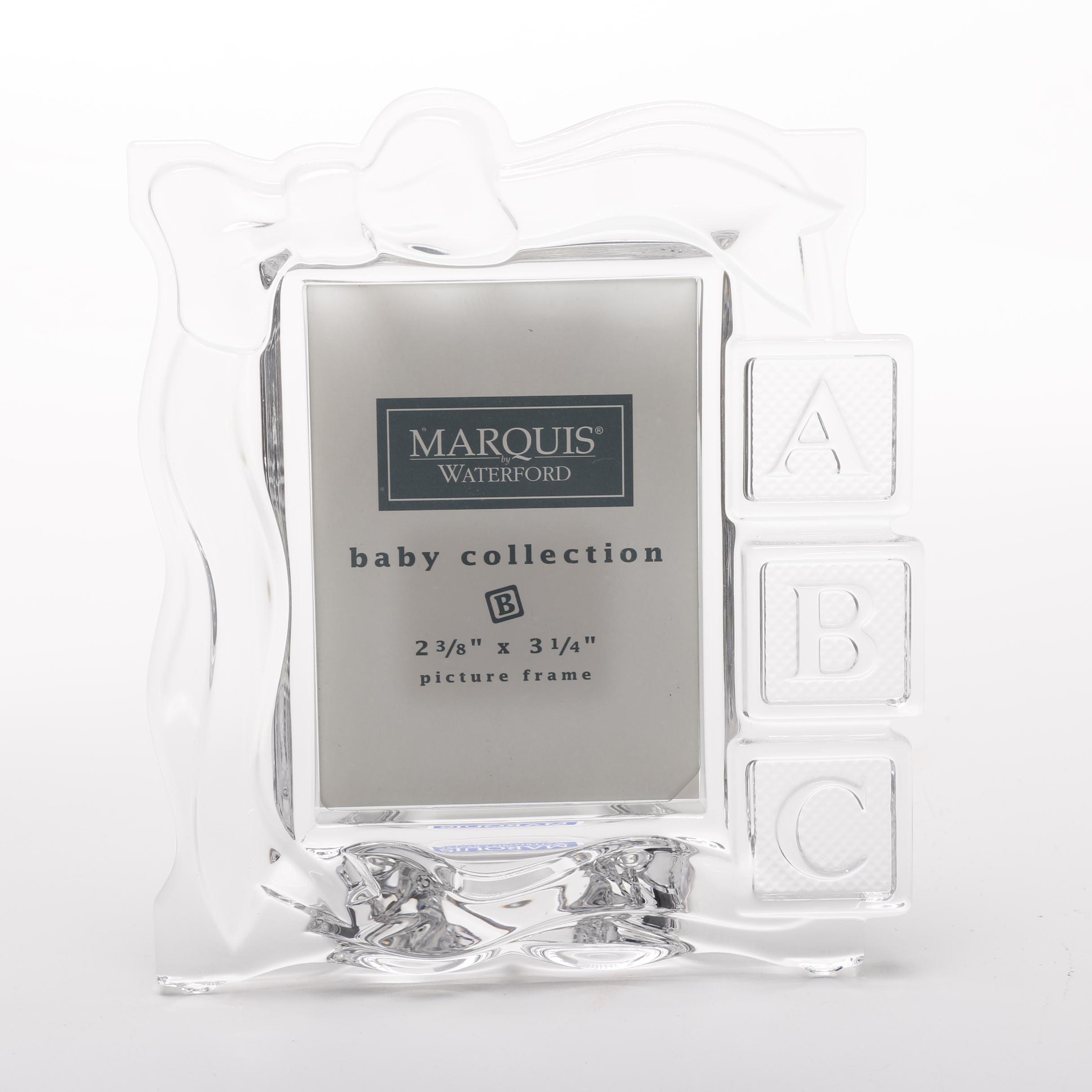 Marquis by Waterford "Baby Blocks" Crystal Frame