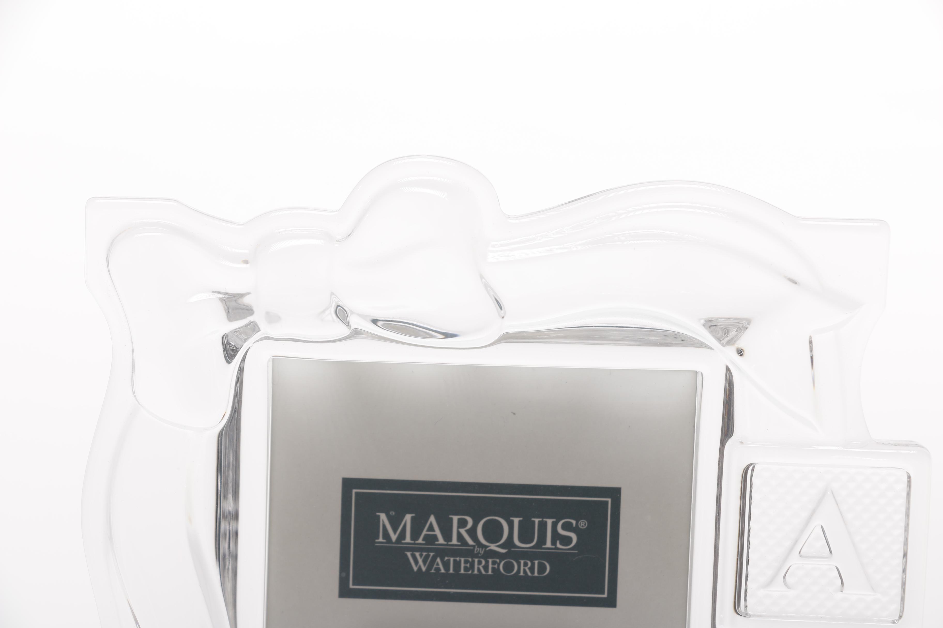 Marquis by Waterford "Baby Blocks" Crystal Frame