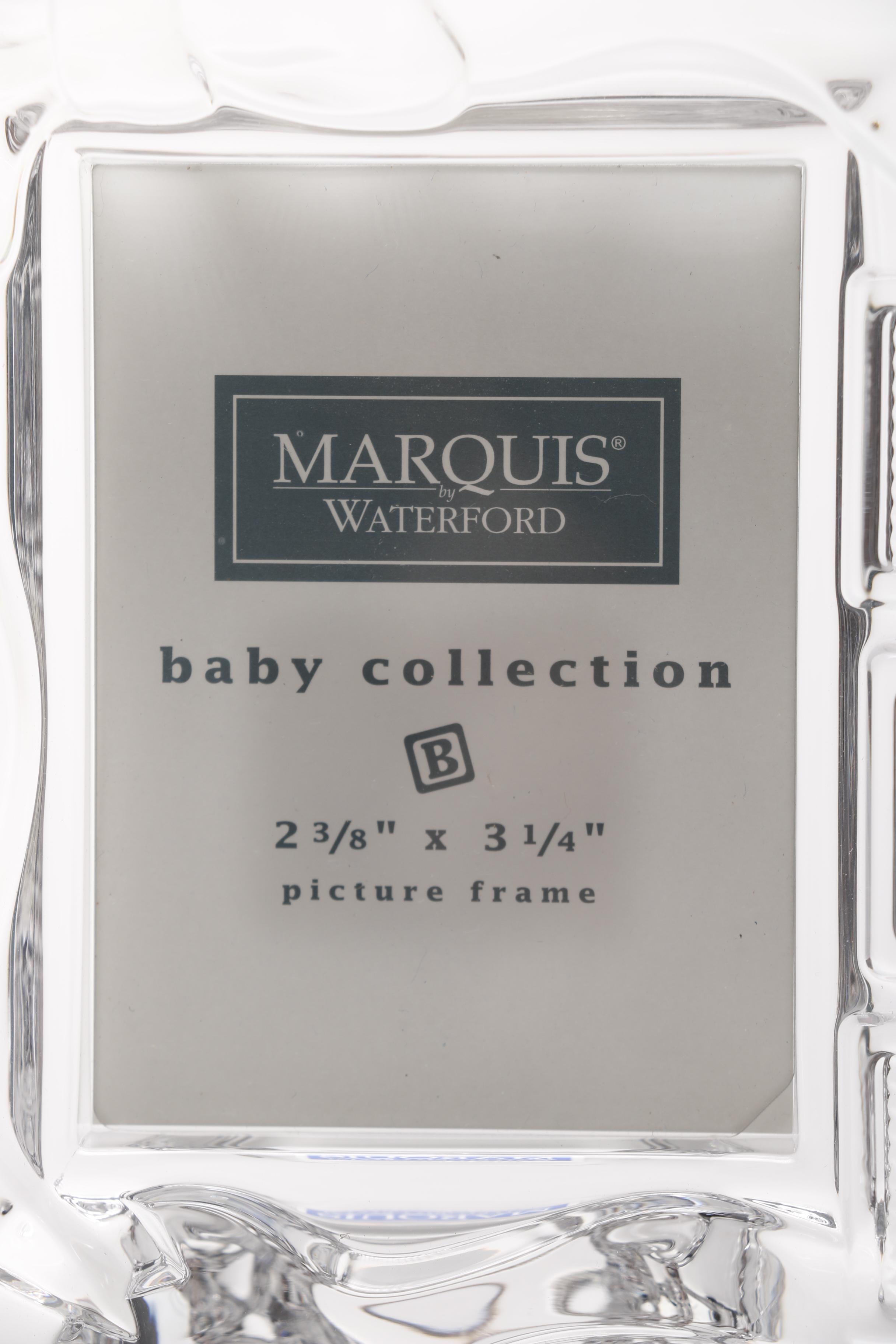 Marquis by Waterford "Baby Blocks" Crystal Frame