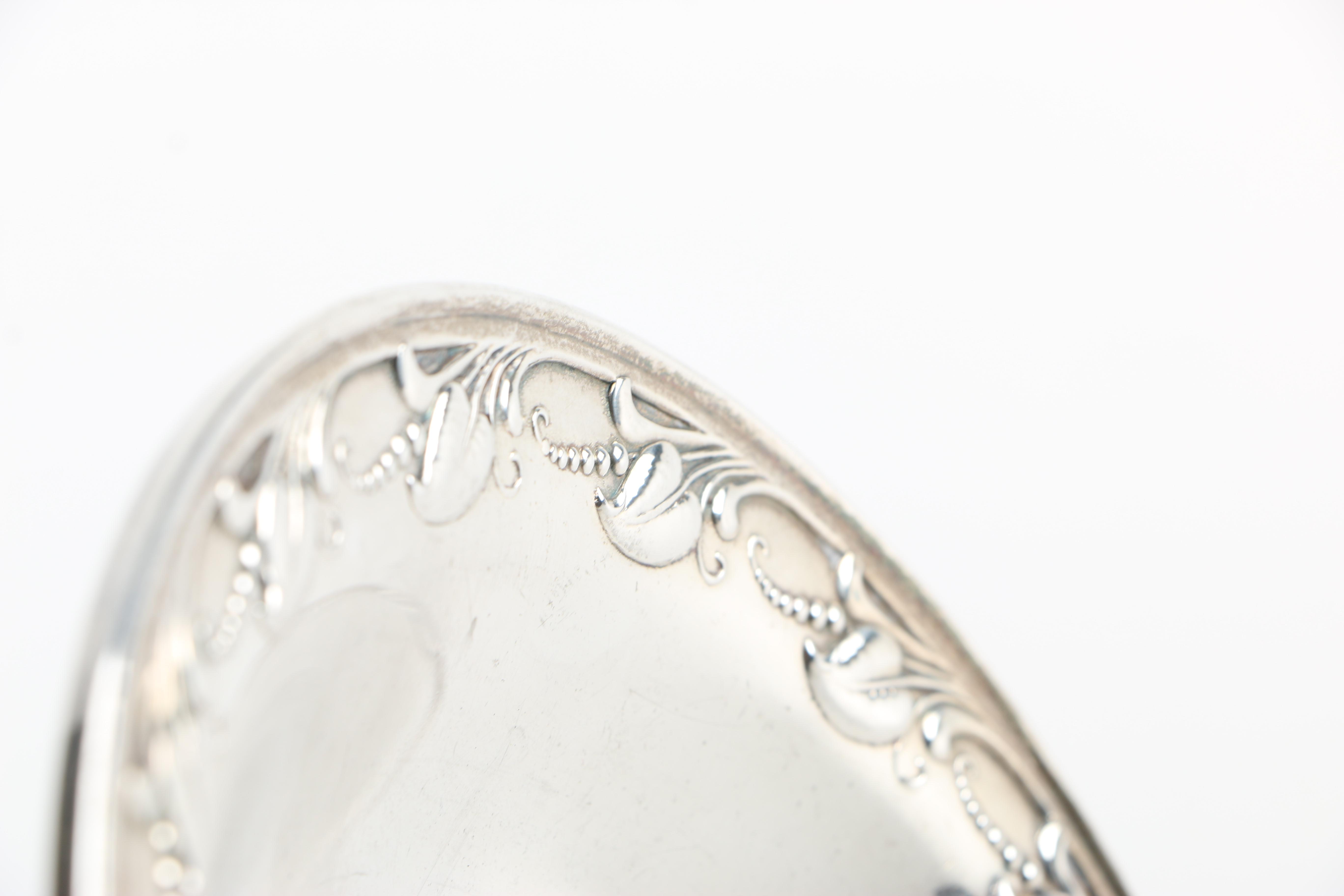 Quaker Silver Co. Weighted Sterling Compote and Gorham Sterling Pitcher