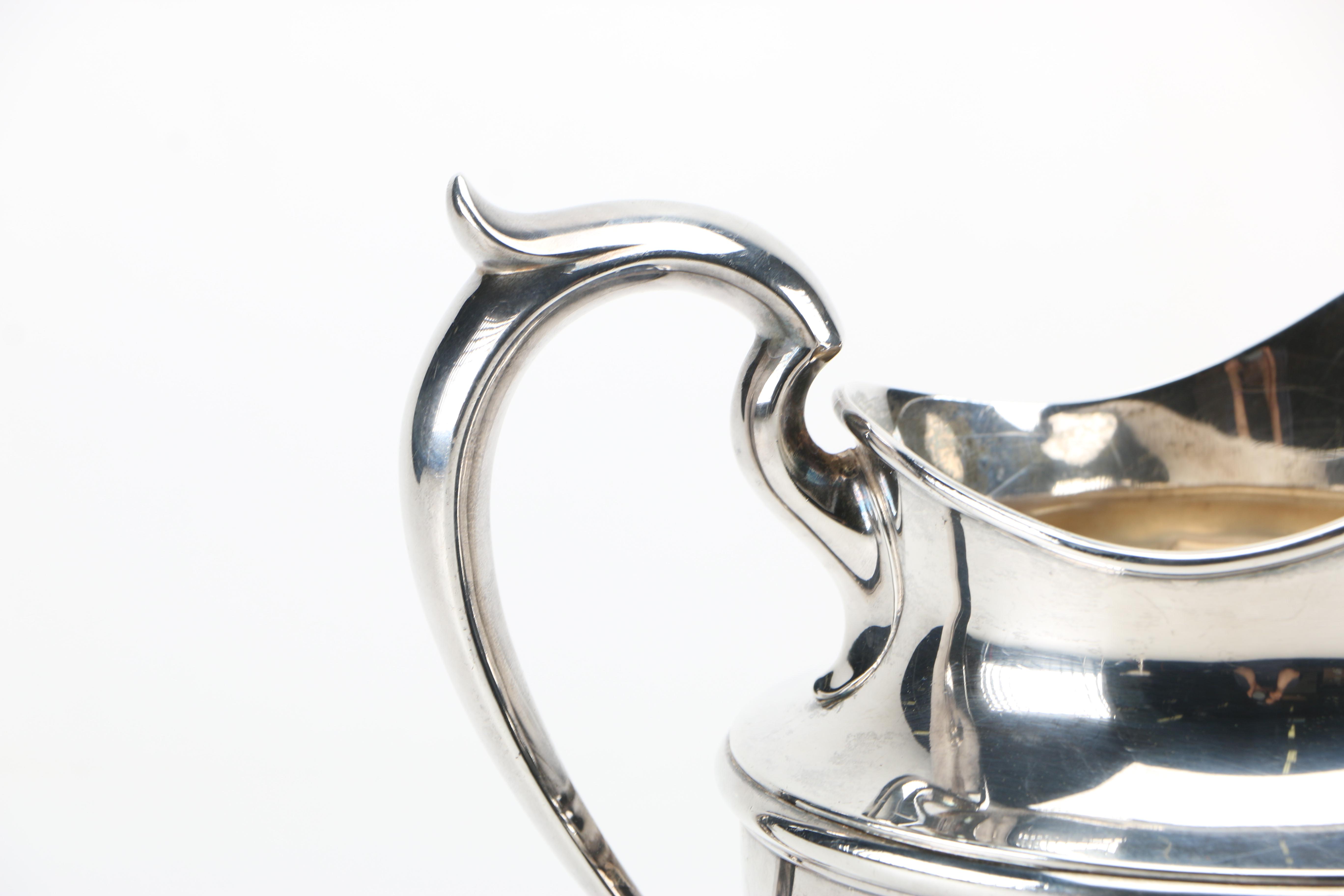 Quaker Silver Co. Weighted Sterling Compote and Gorham Sterling Pitcher