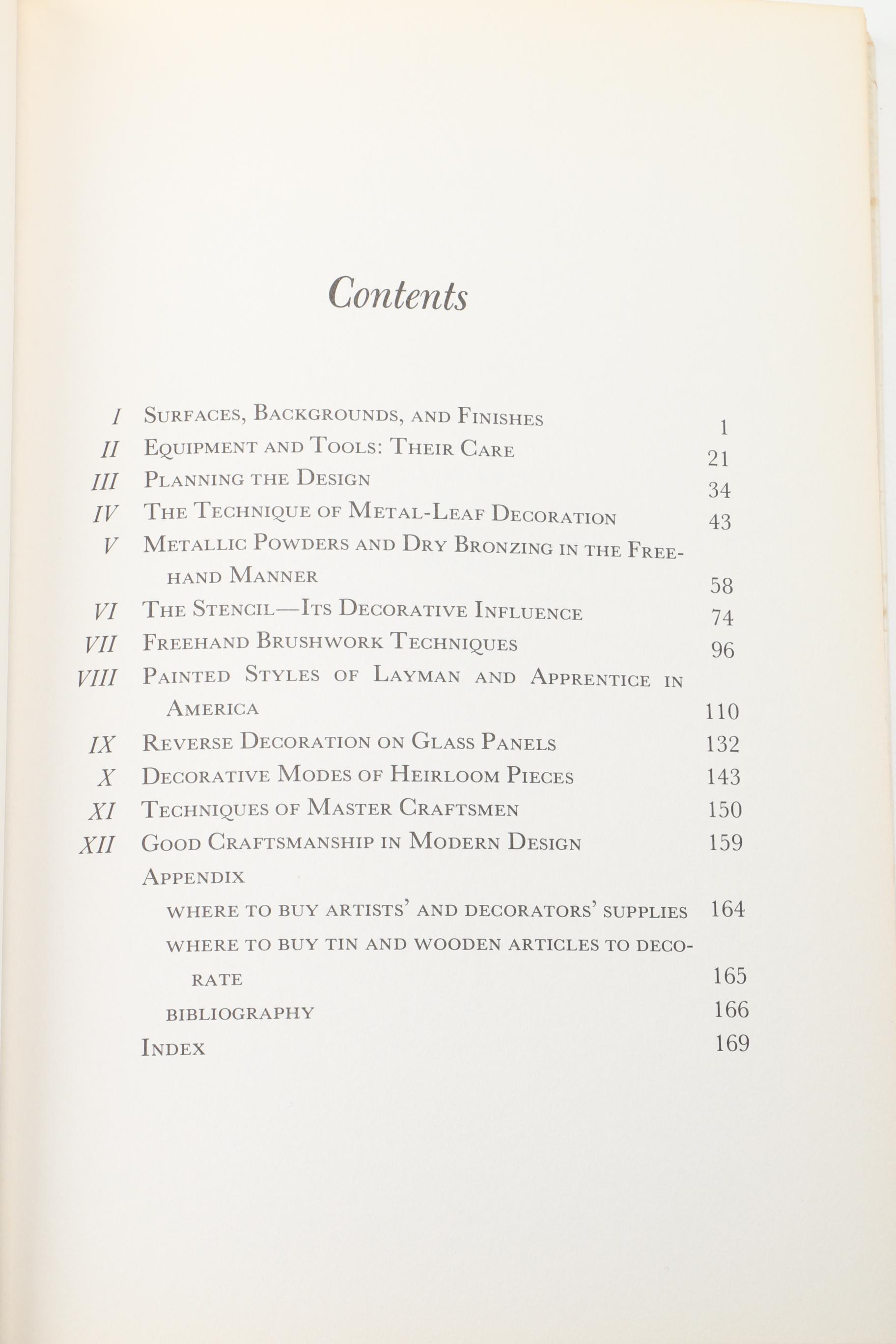 1954 "The Art of Tray Painting" by Maria D. Murray