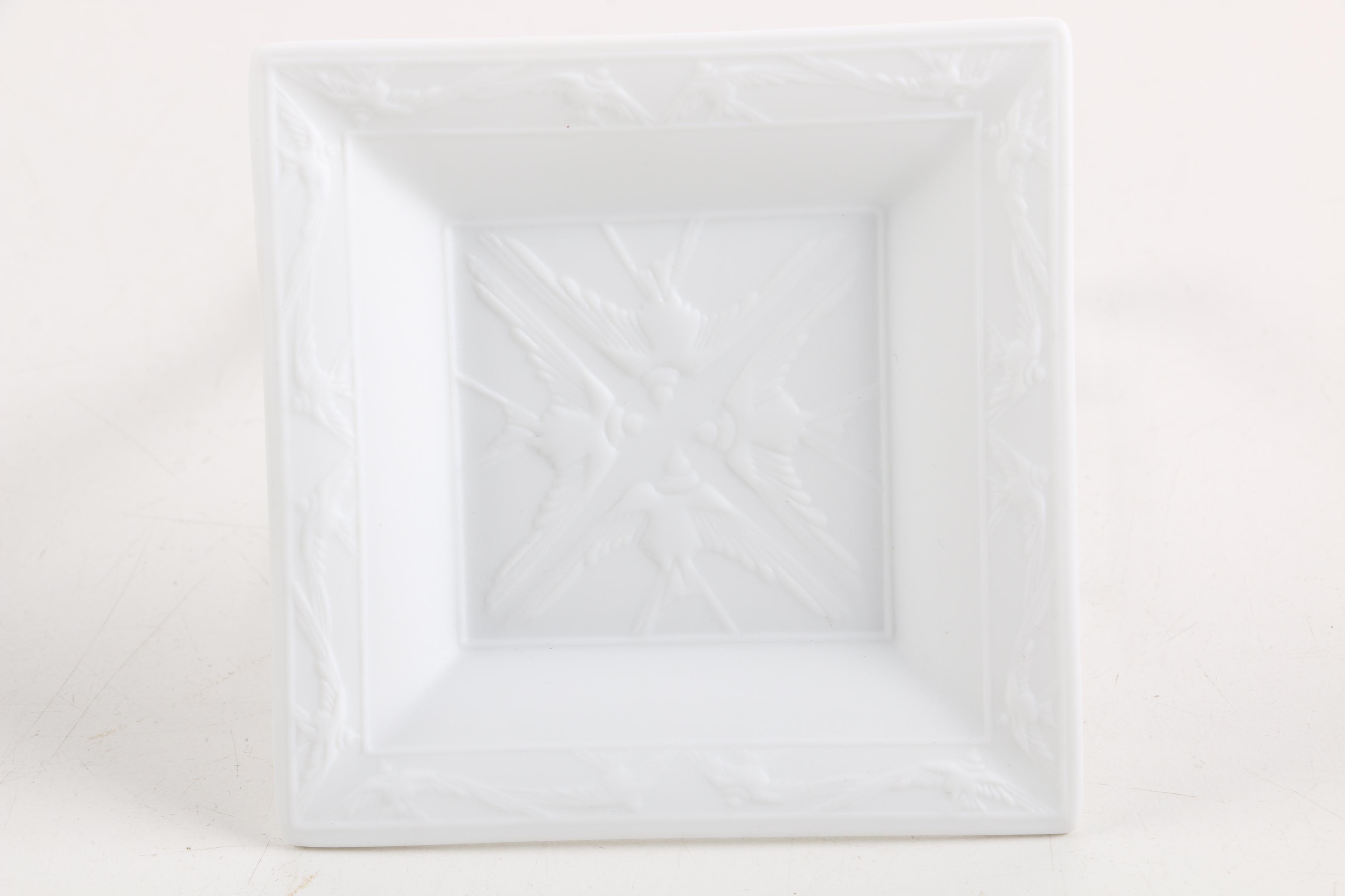 Lalique by Haviland Limoges "Hirondelles" Porcelain Dish