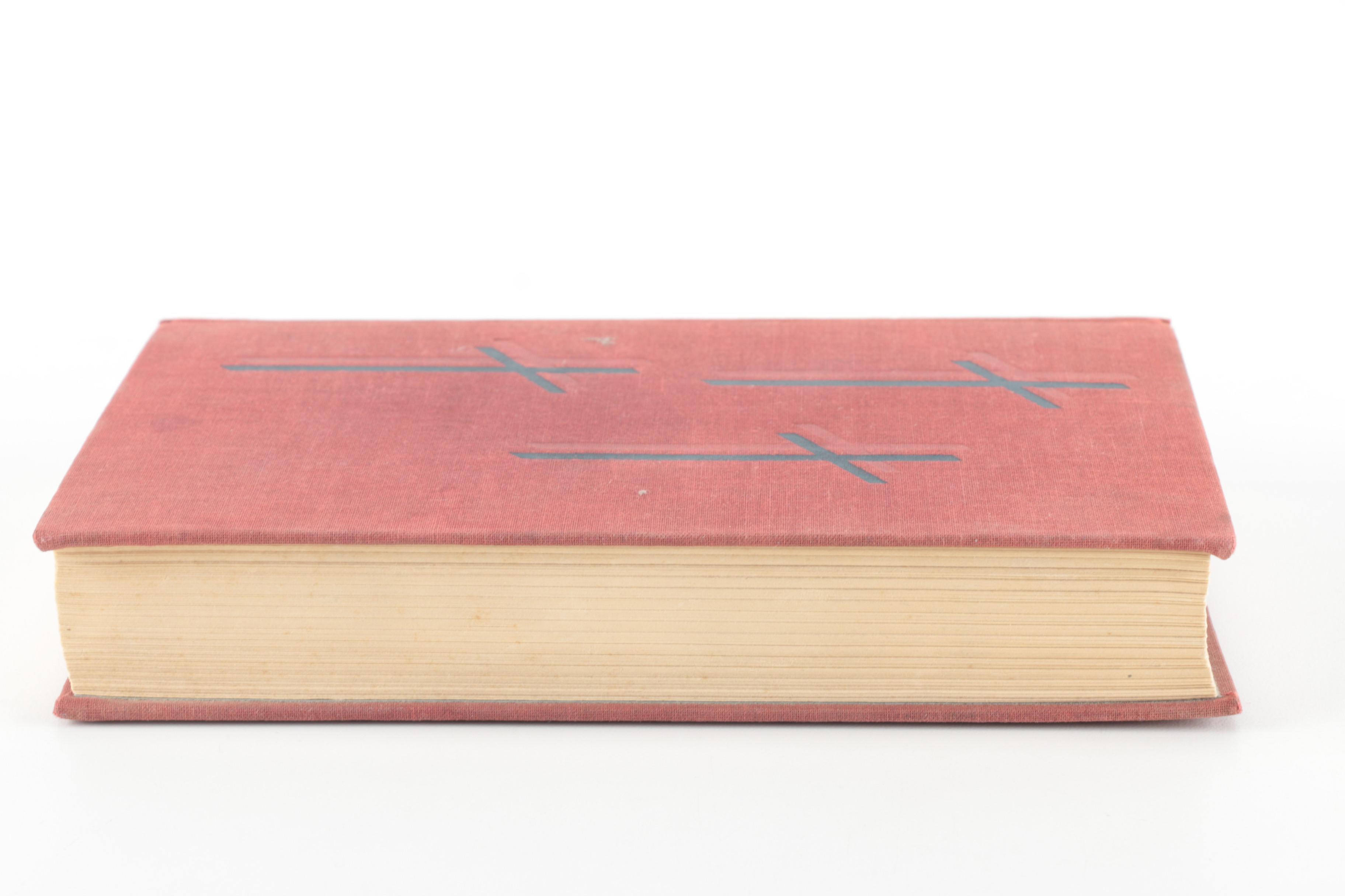 1954 Second Printing of "A Fable" by William Faulkner