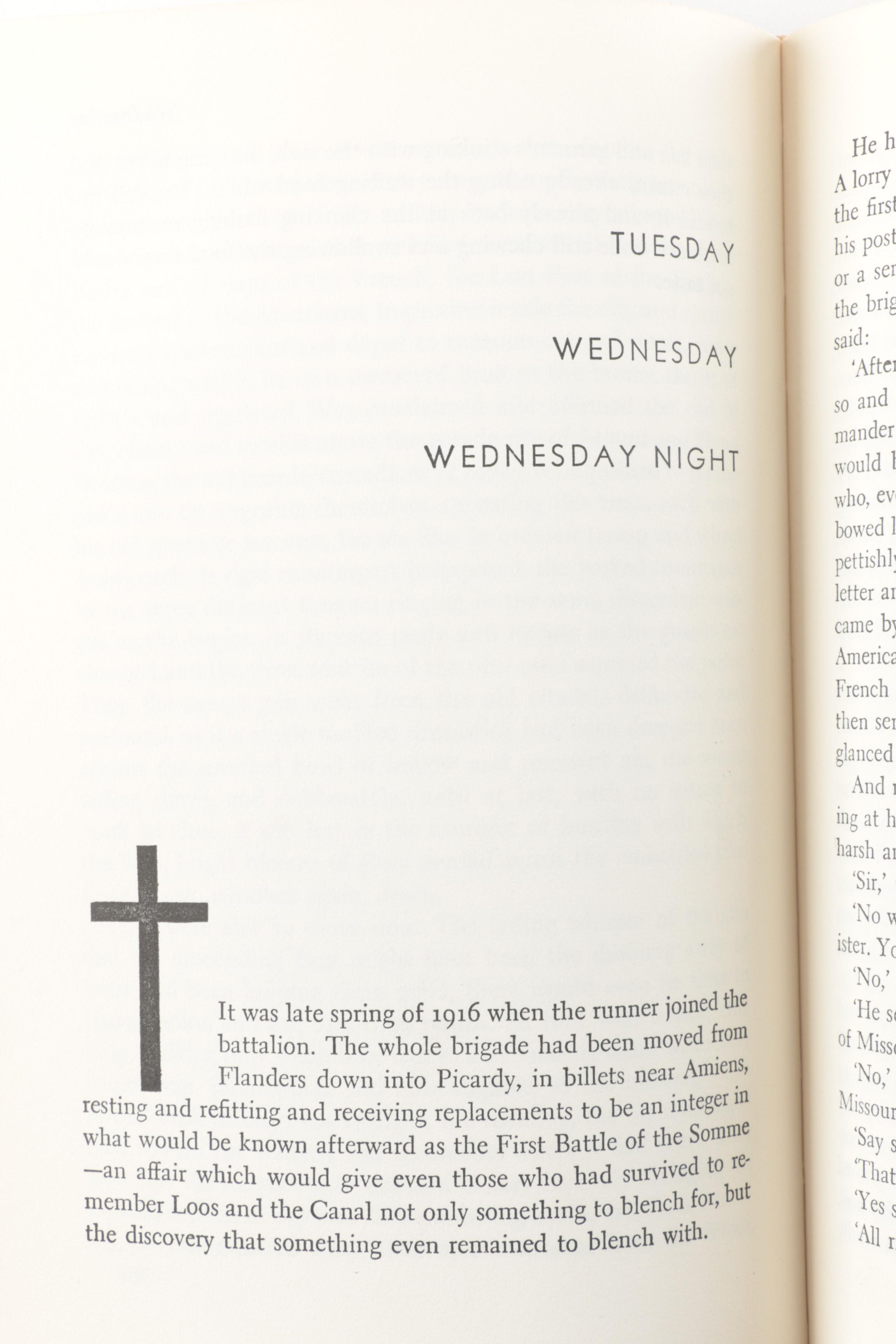 1954 Second Printing of "A Fable" by William Faulkner