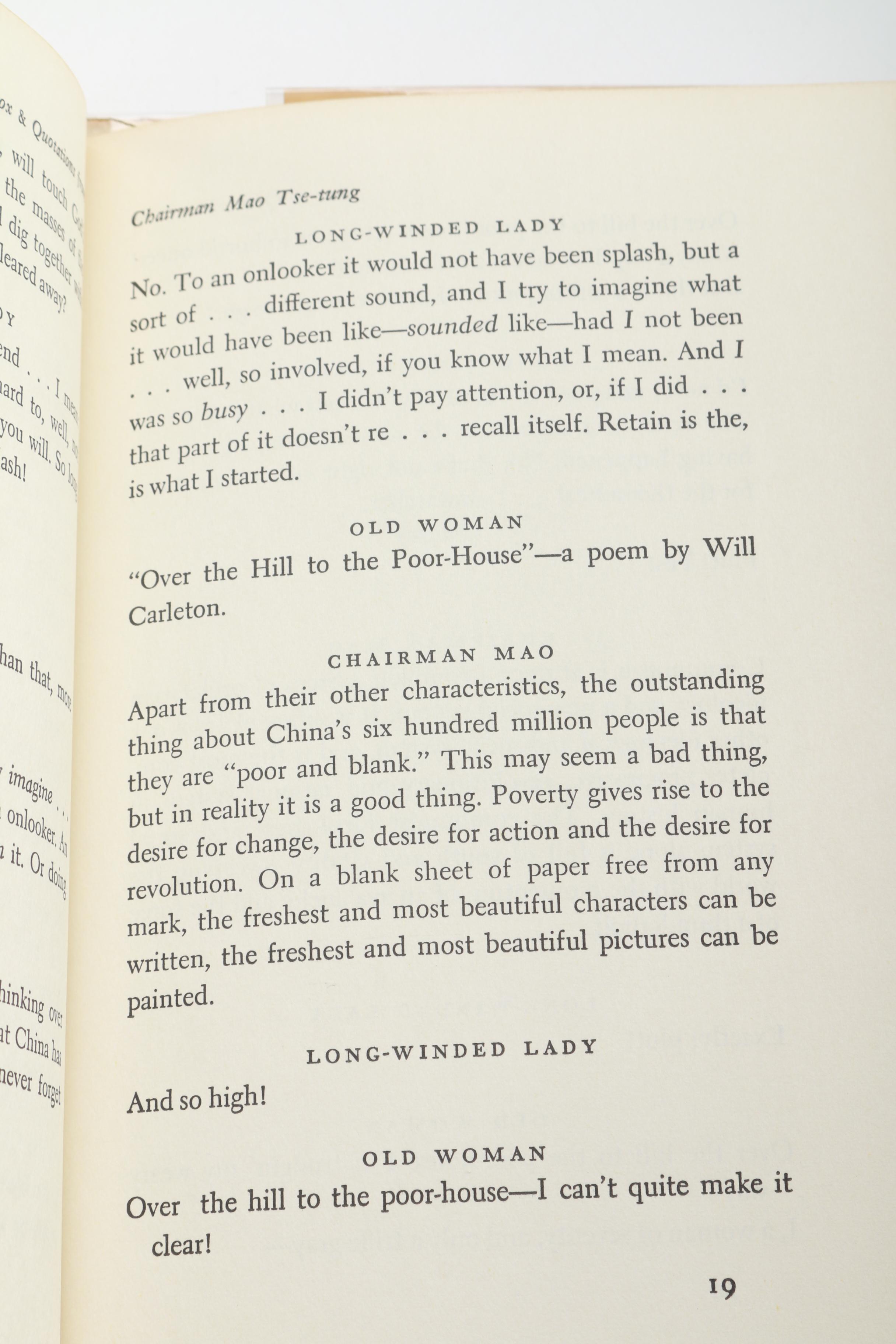 First Edition "Box and Quotations From Chairman Mao Tse-Tung" by Edward Albee