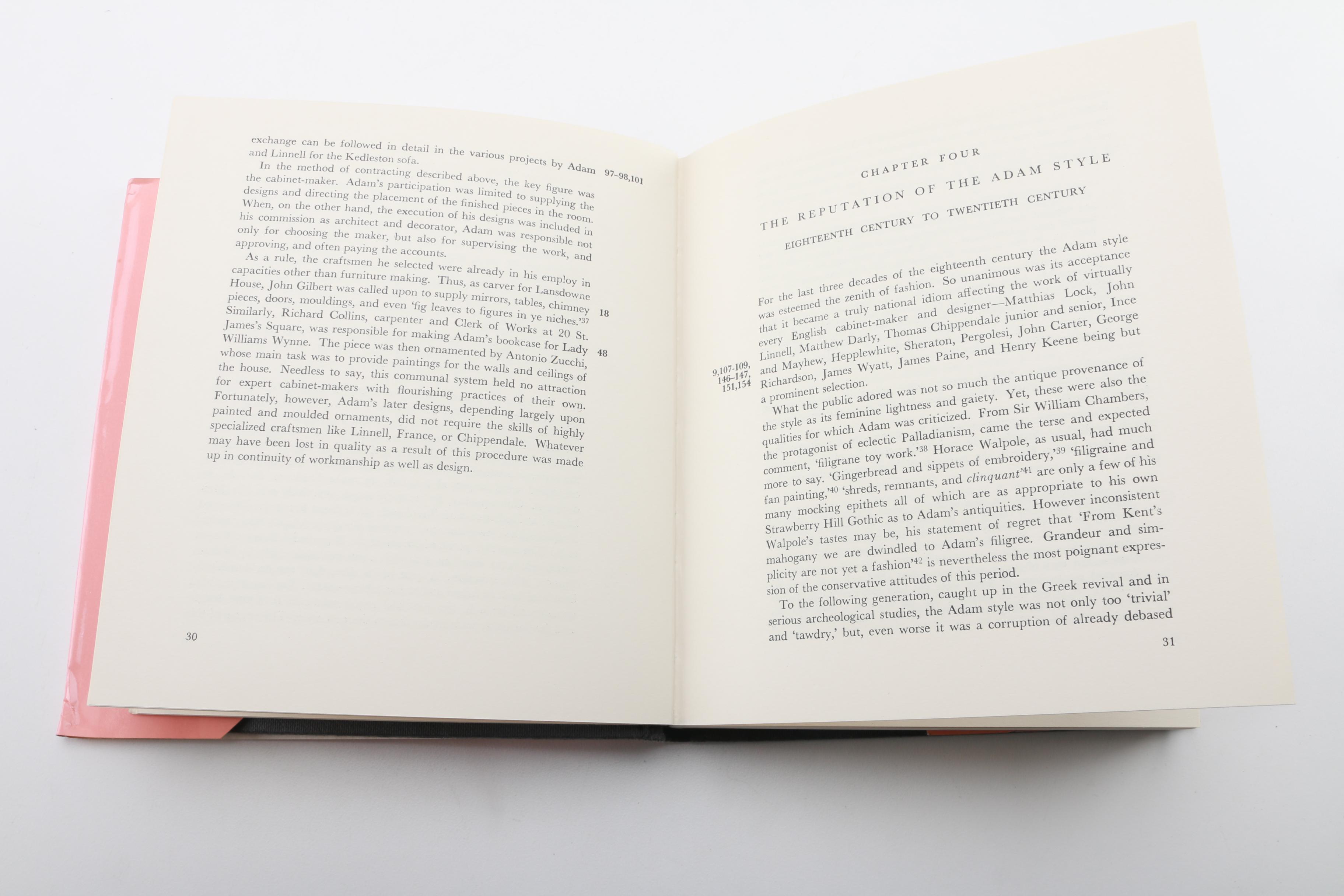 1973 "The Furniture of Robert Adam"