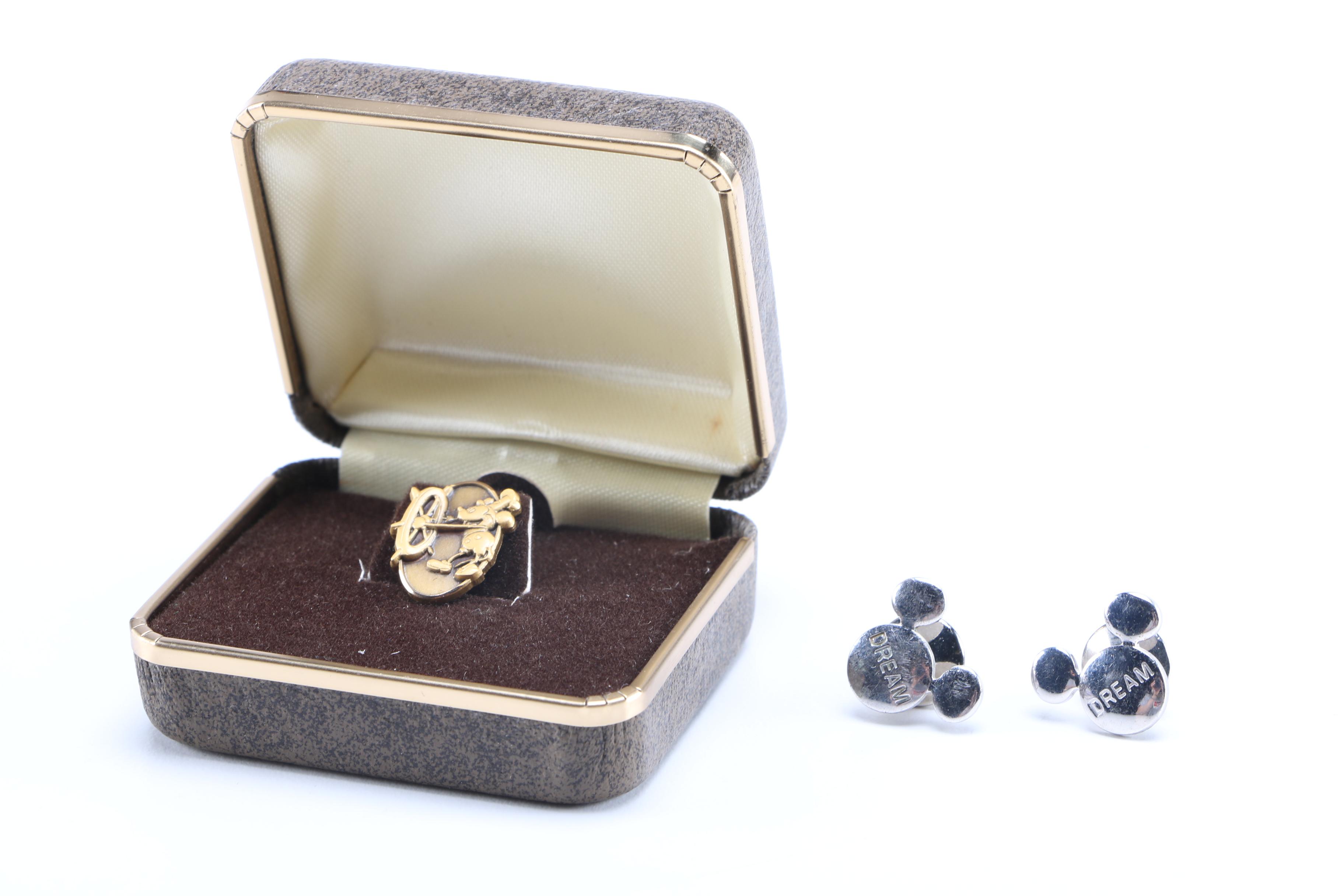 Disney Collectibles Including Anniversary Pins