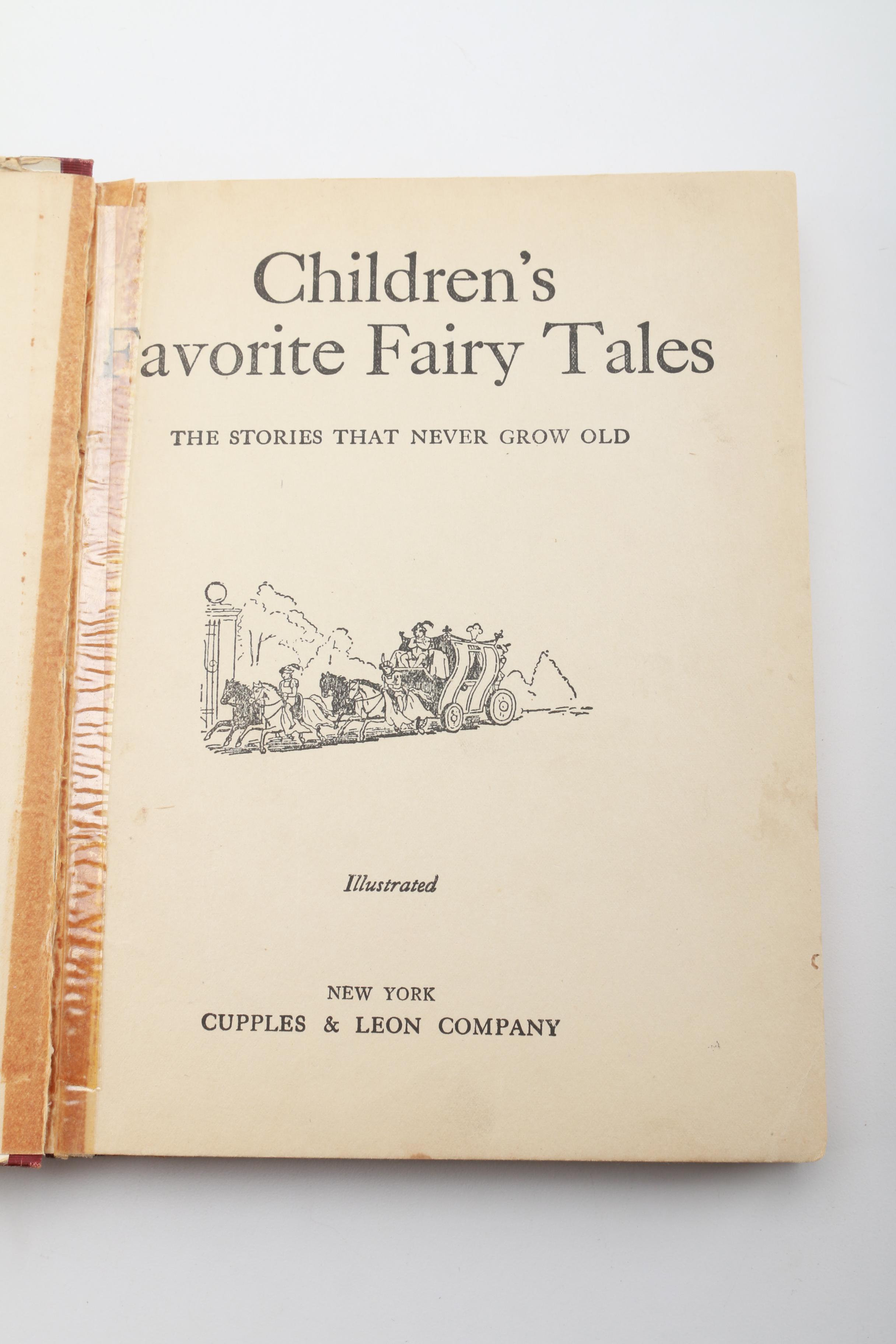 1918 "Children's Favorite Fairy Tales"