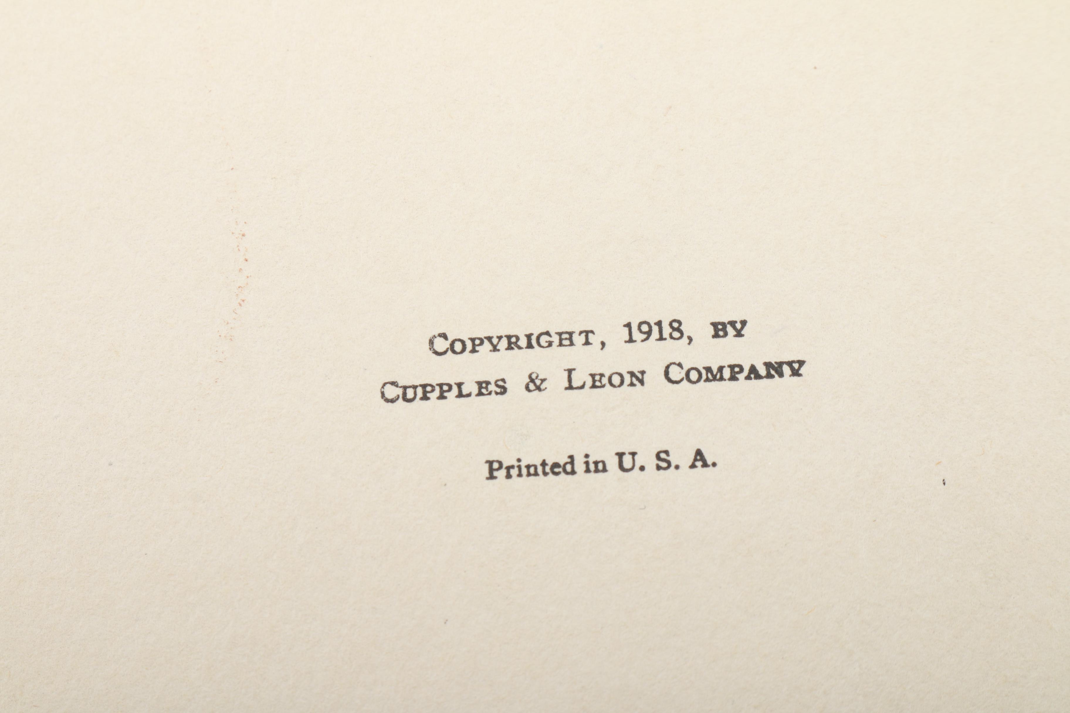 1918 "Children's Favorite Fairy Tales"