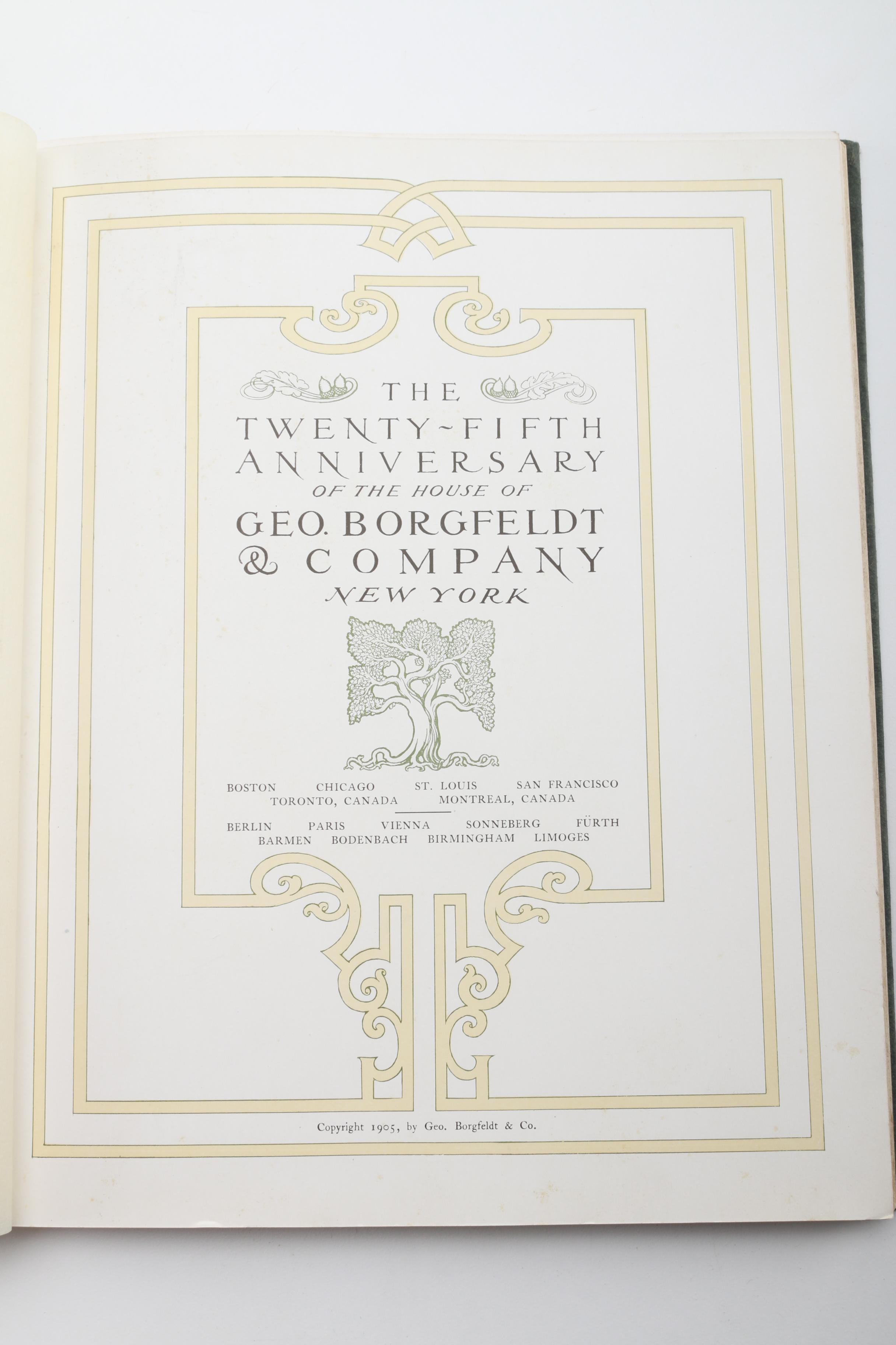 1905 "Twenty-Fifth Anniversary of the House of George Borgfeldt & Company"