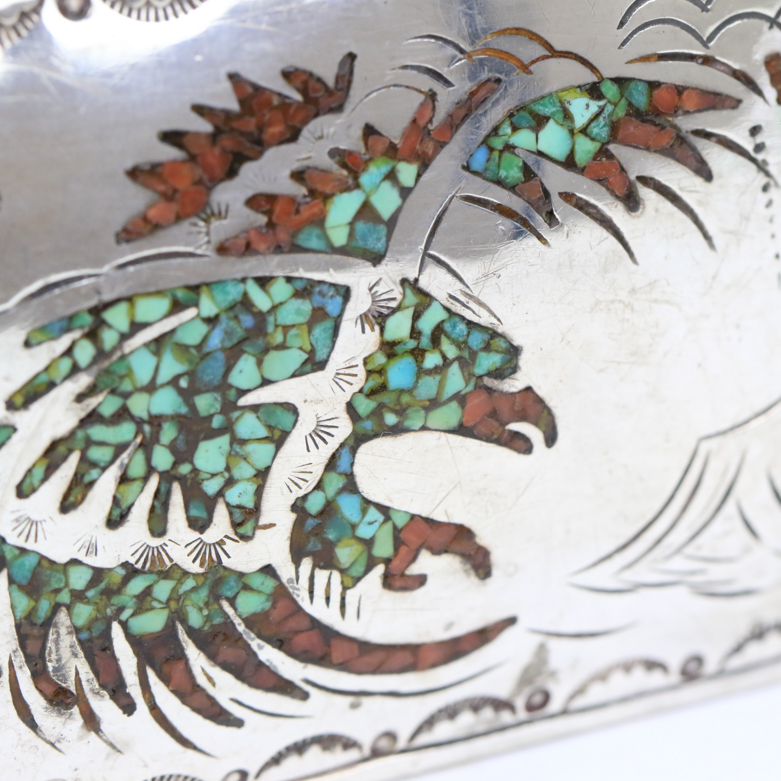 Southwest Style Sterling Silver Belt Buckle