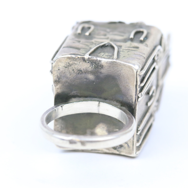 Sterling Silver Jewish Wedding Ring