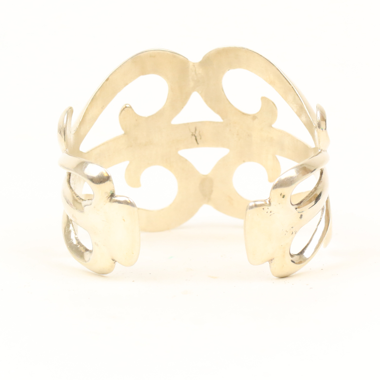 Silver-Tone Openwork Cuff