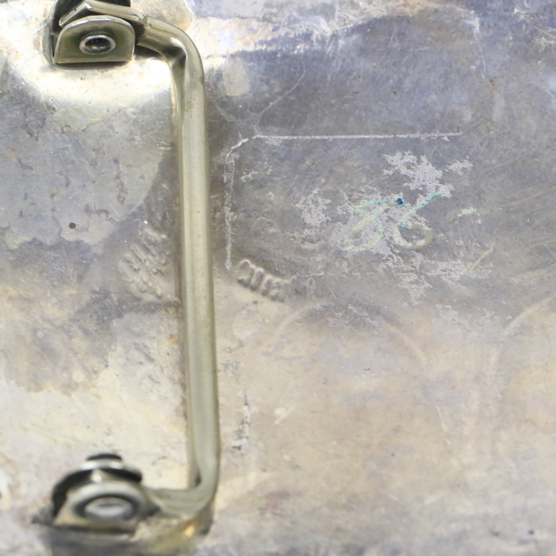 Native American Style Sterling Silver, Coral, and Turquoise Bear Belt Buckle