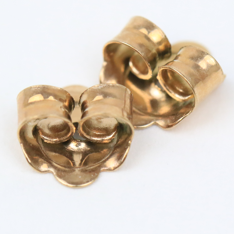 Rose Gold Plated Onyx Drop Earrings