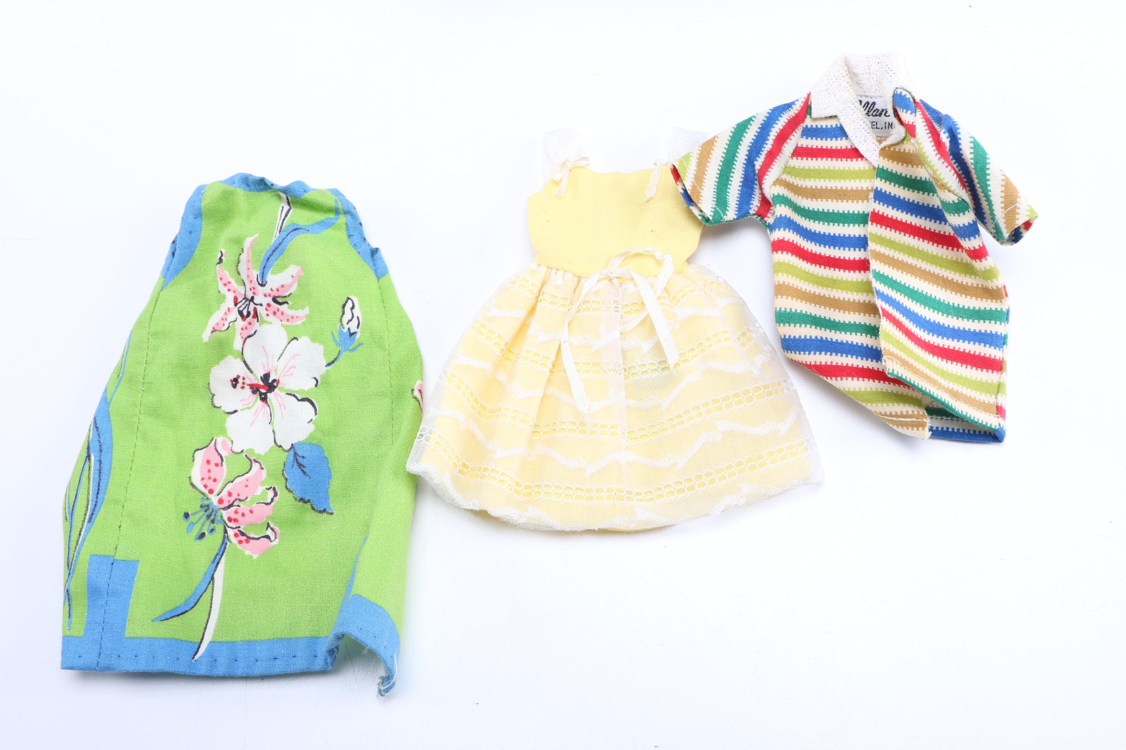 Collection of Vintage Ken, Alan, Midge and Barbie dolls.