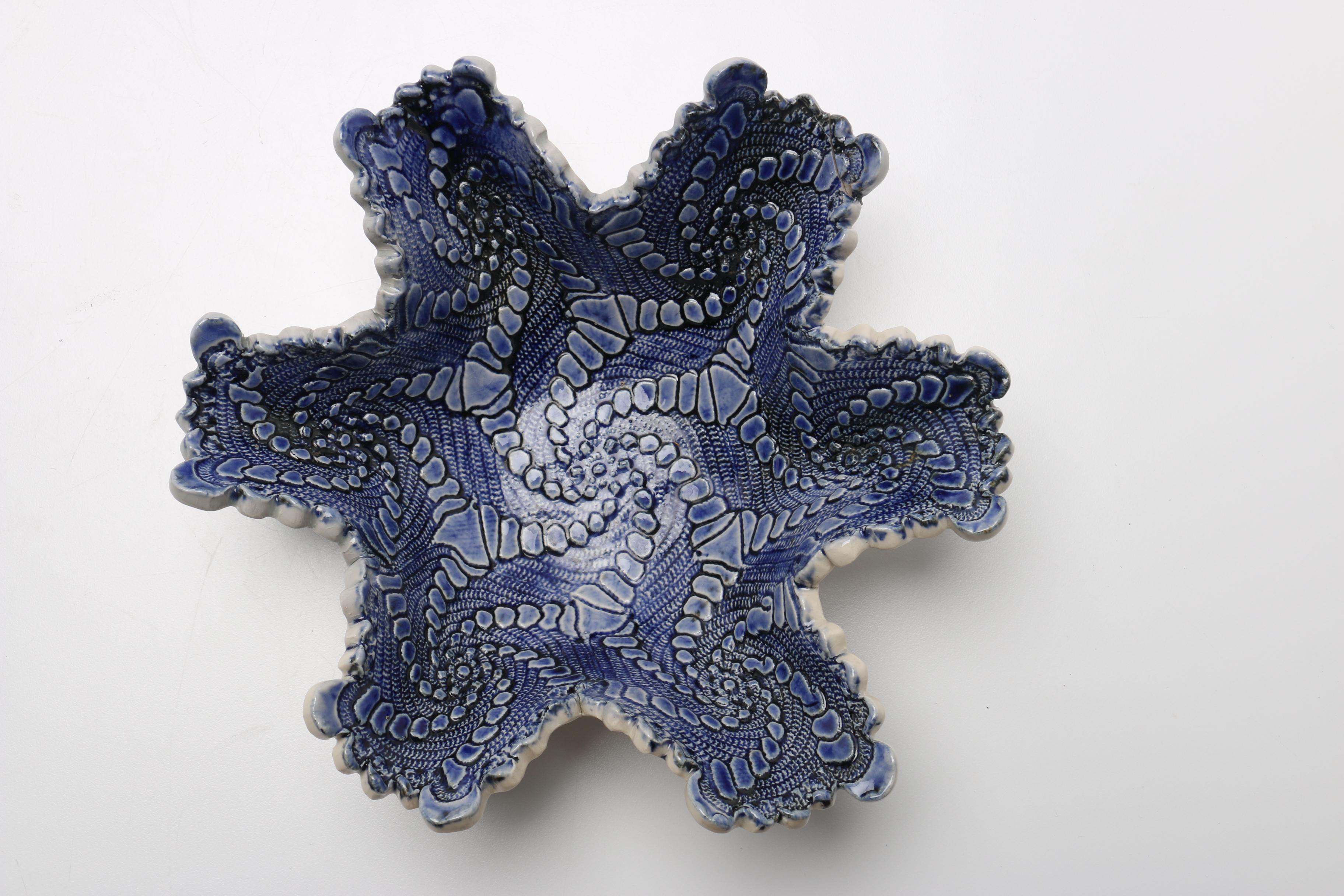 Handbuilt Stoneware Star Form Serving Dishes