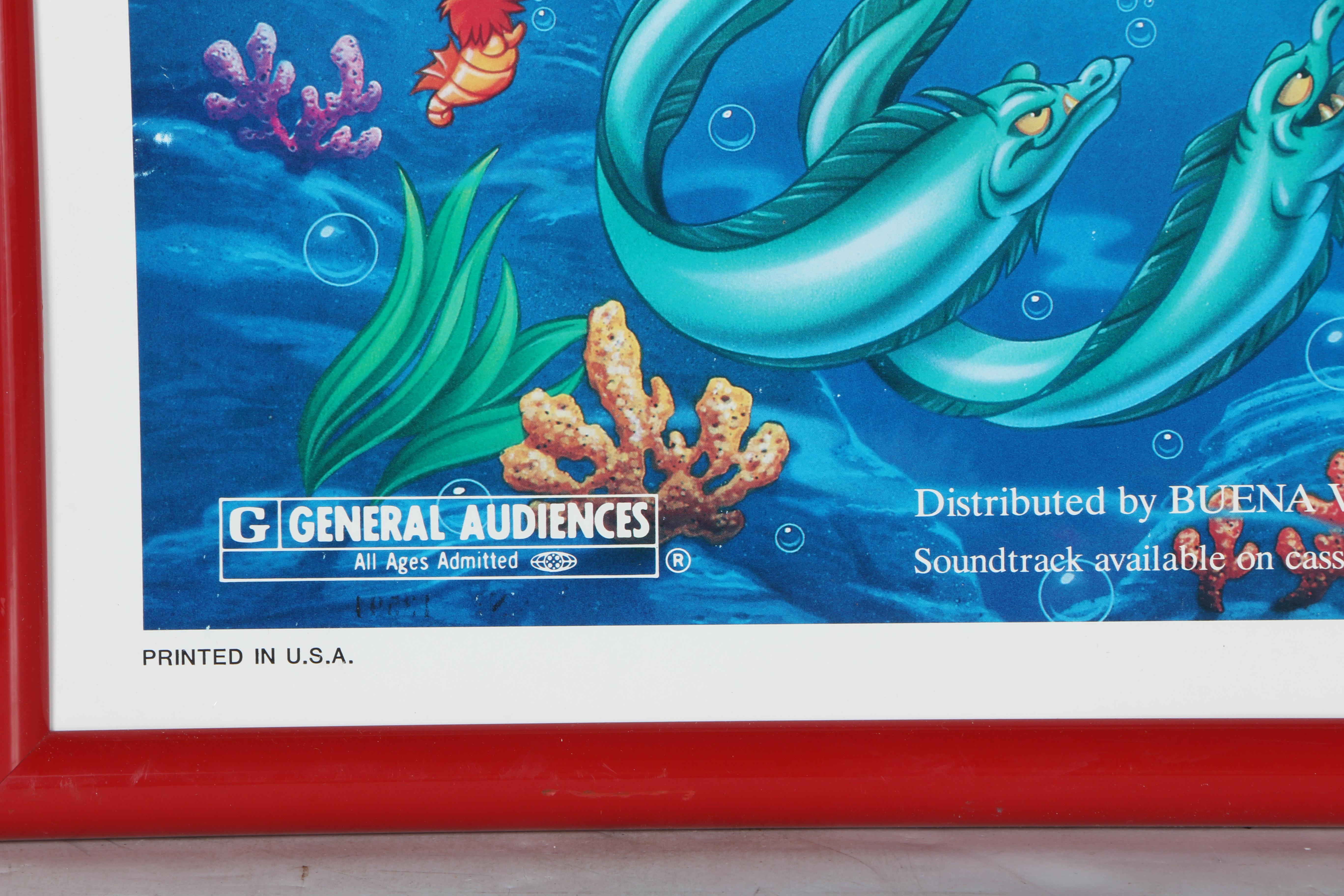 Original "The Little Mermaid" Movie Release Poster