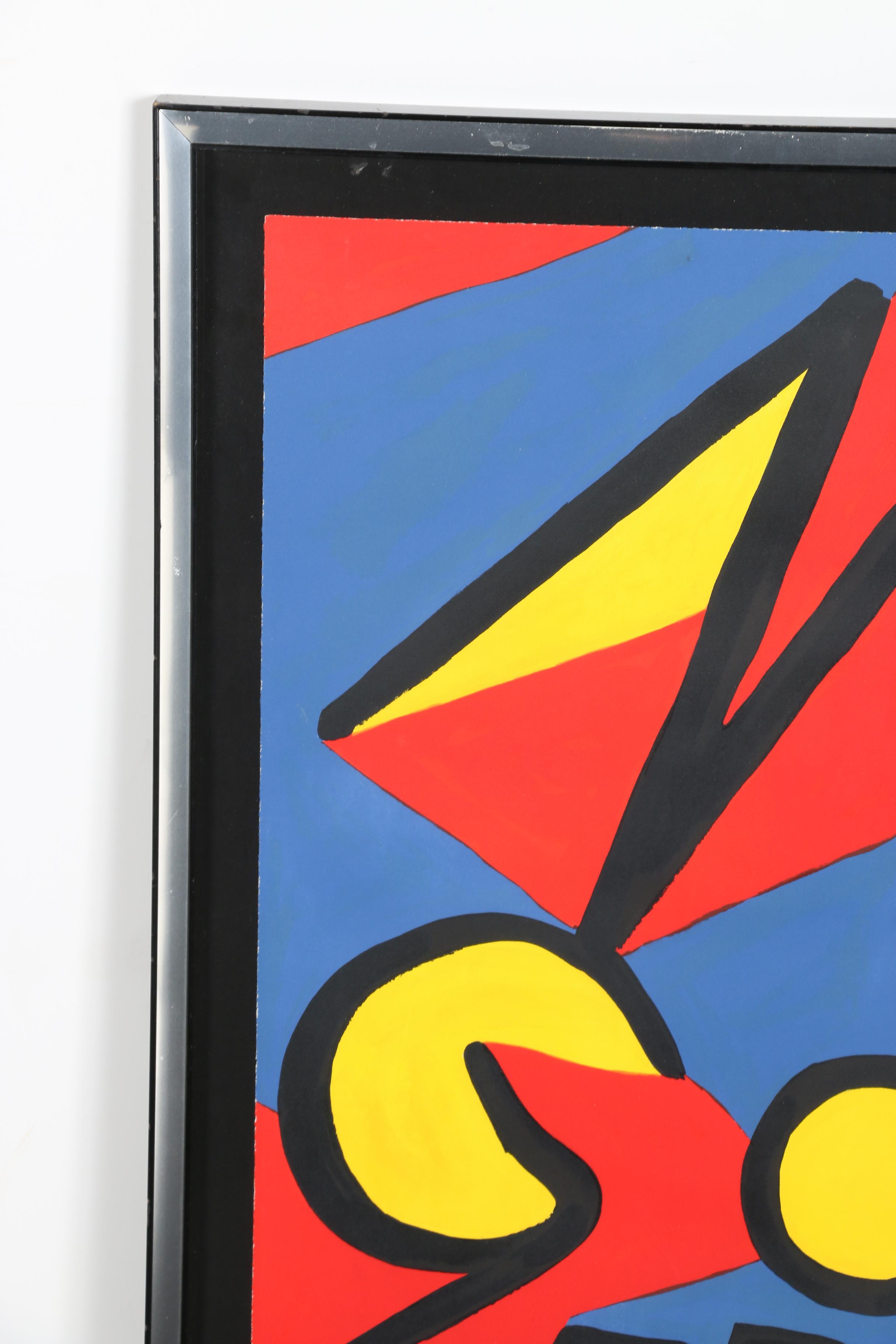 Alexander Calder Signed Artist Proof Lithograph "McGovern"