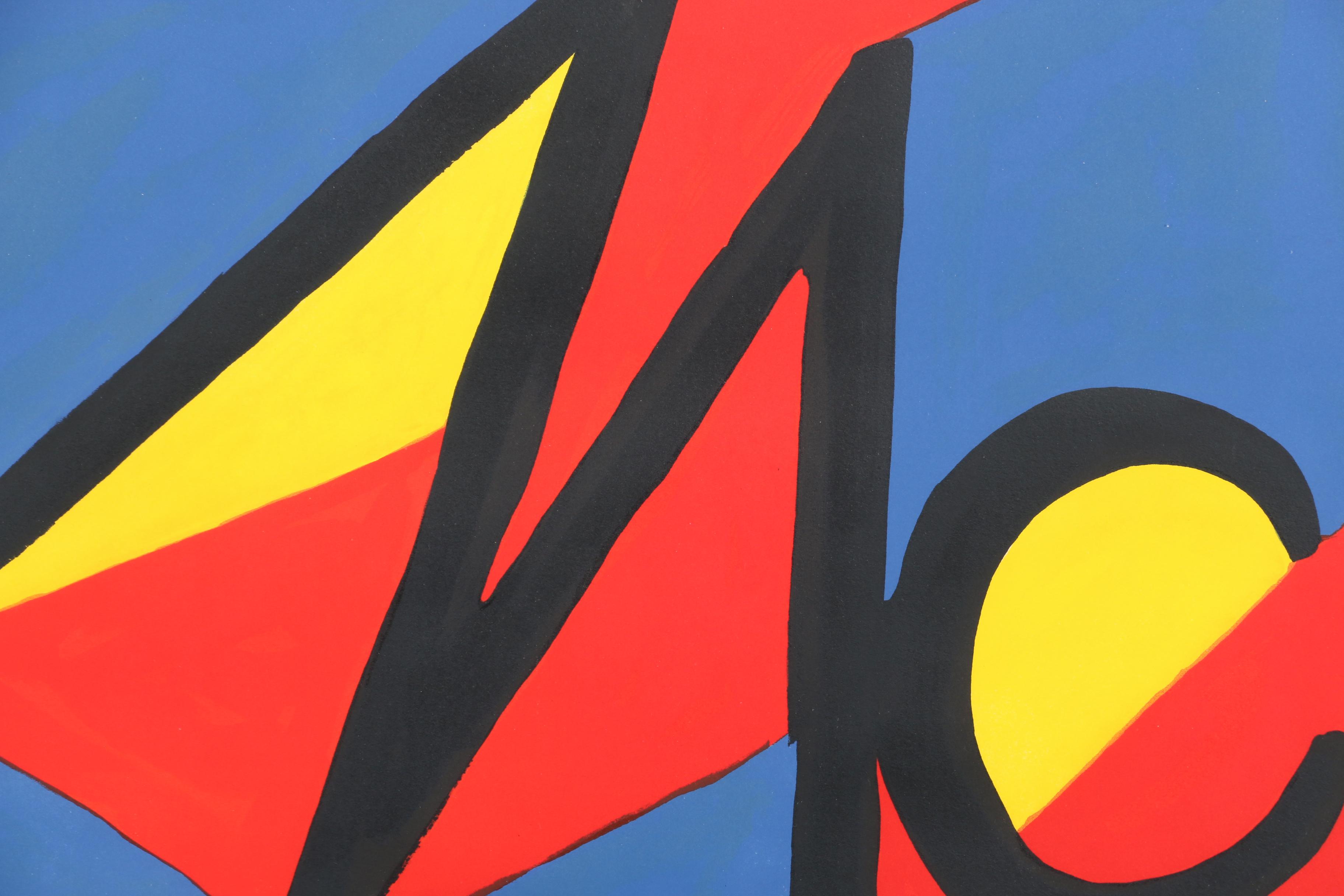 Alexander Calder Signed Artist Proof Lithograph "McGovern"