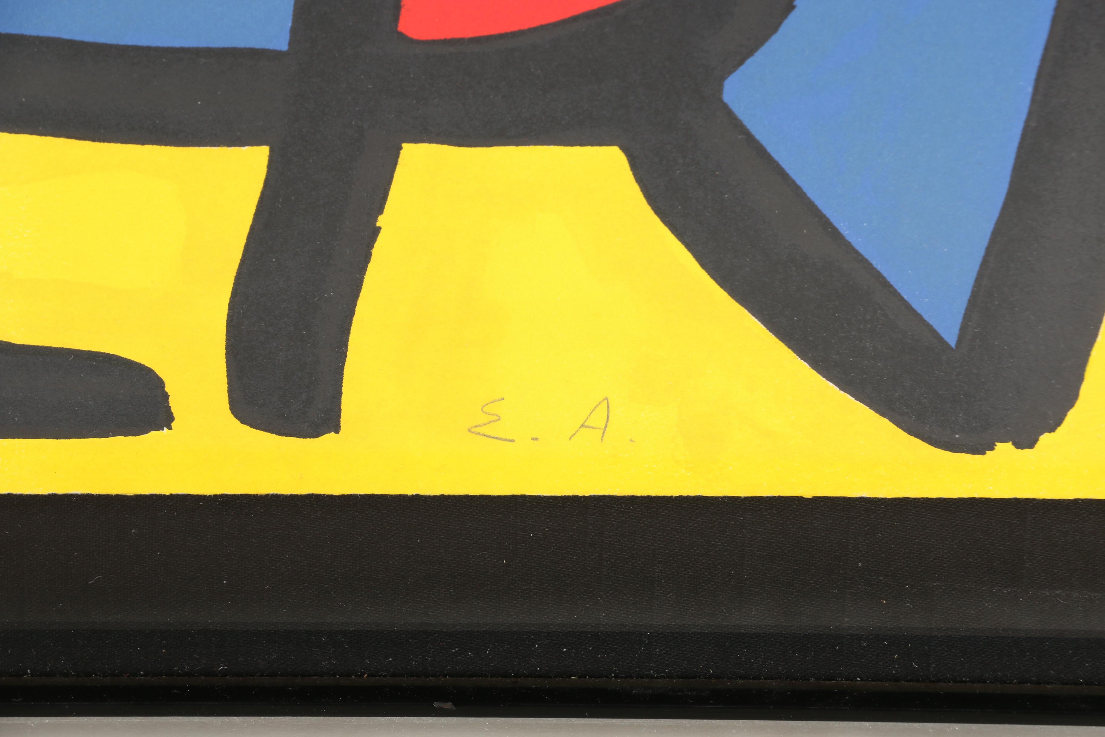 Alexander Calder Signed Artist Proof Lithograph "McGovern"