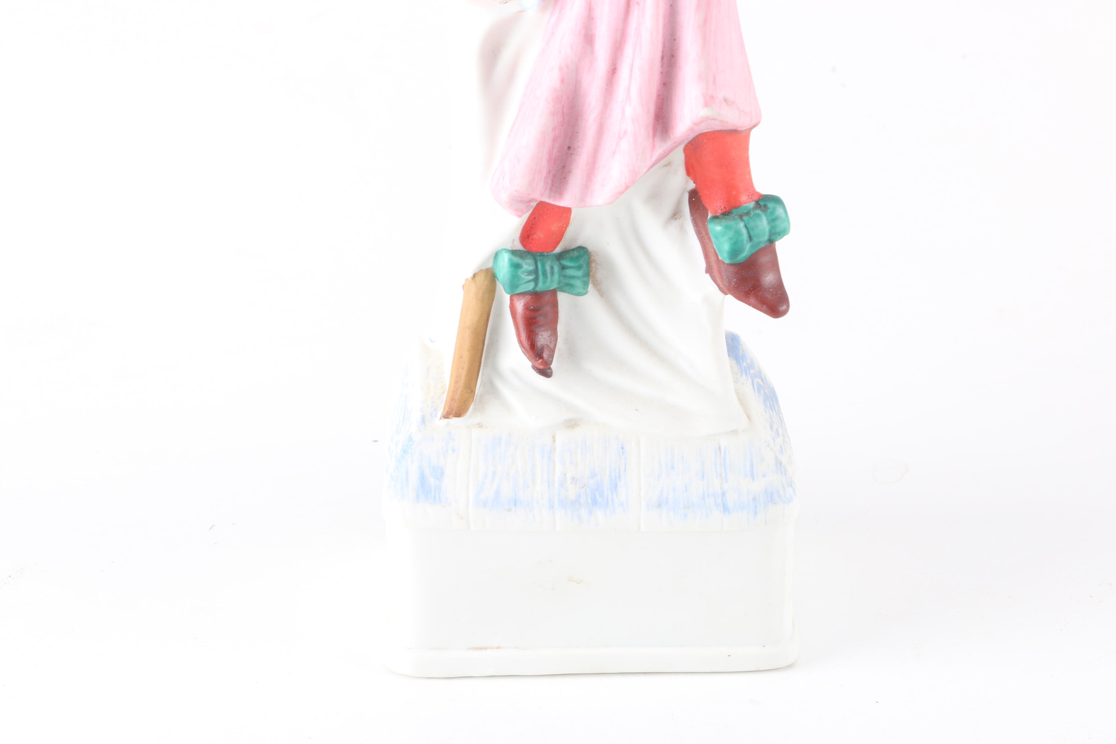 Two Vintage Lionstone Whisky Porcelain Figure Decanters