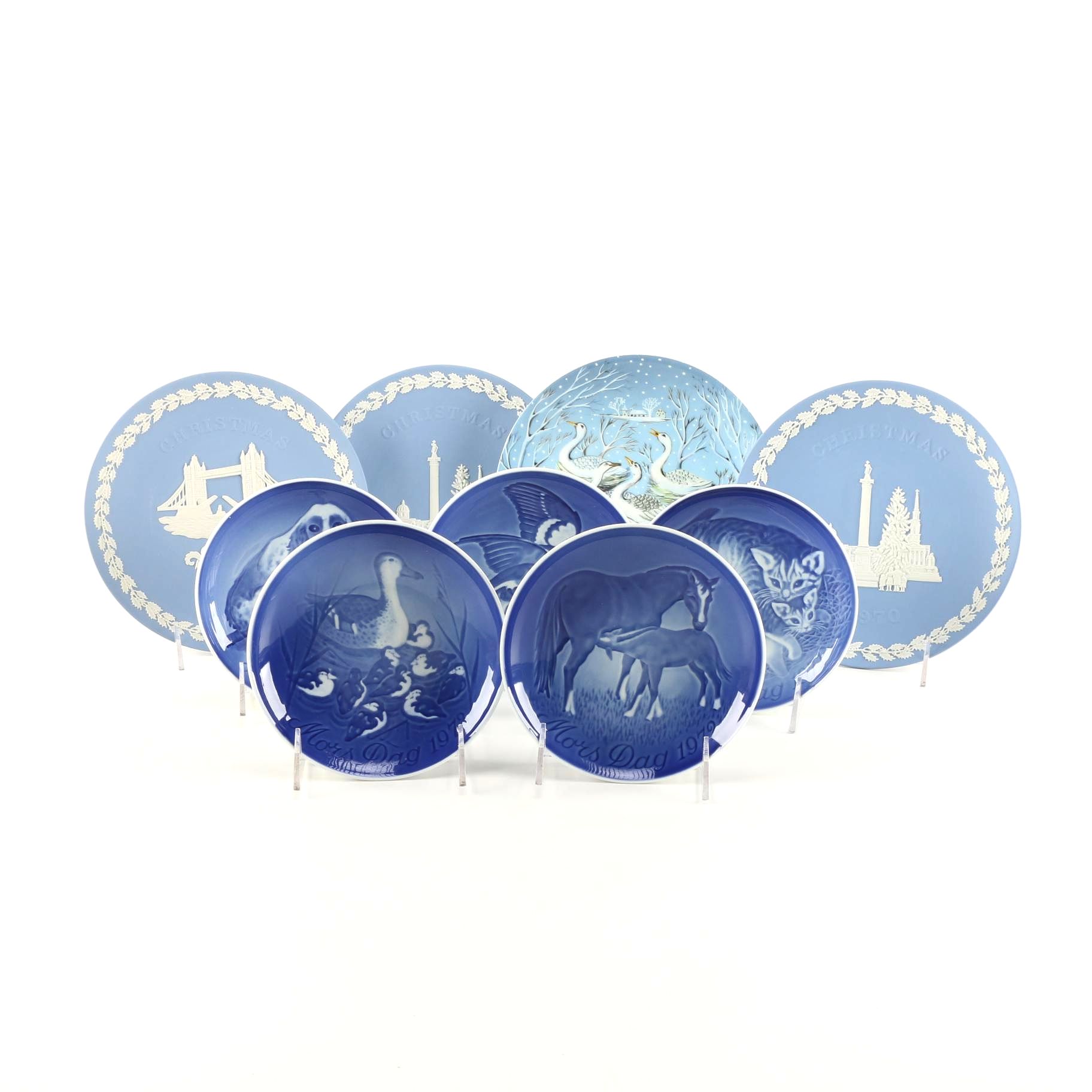 Wedgwood and Bing & Grøndahl Decorative Plates