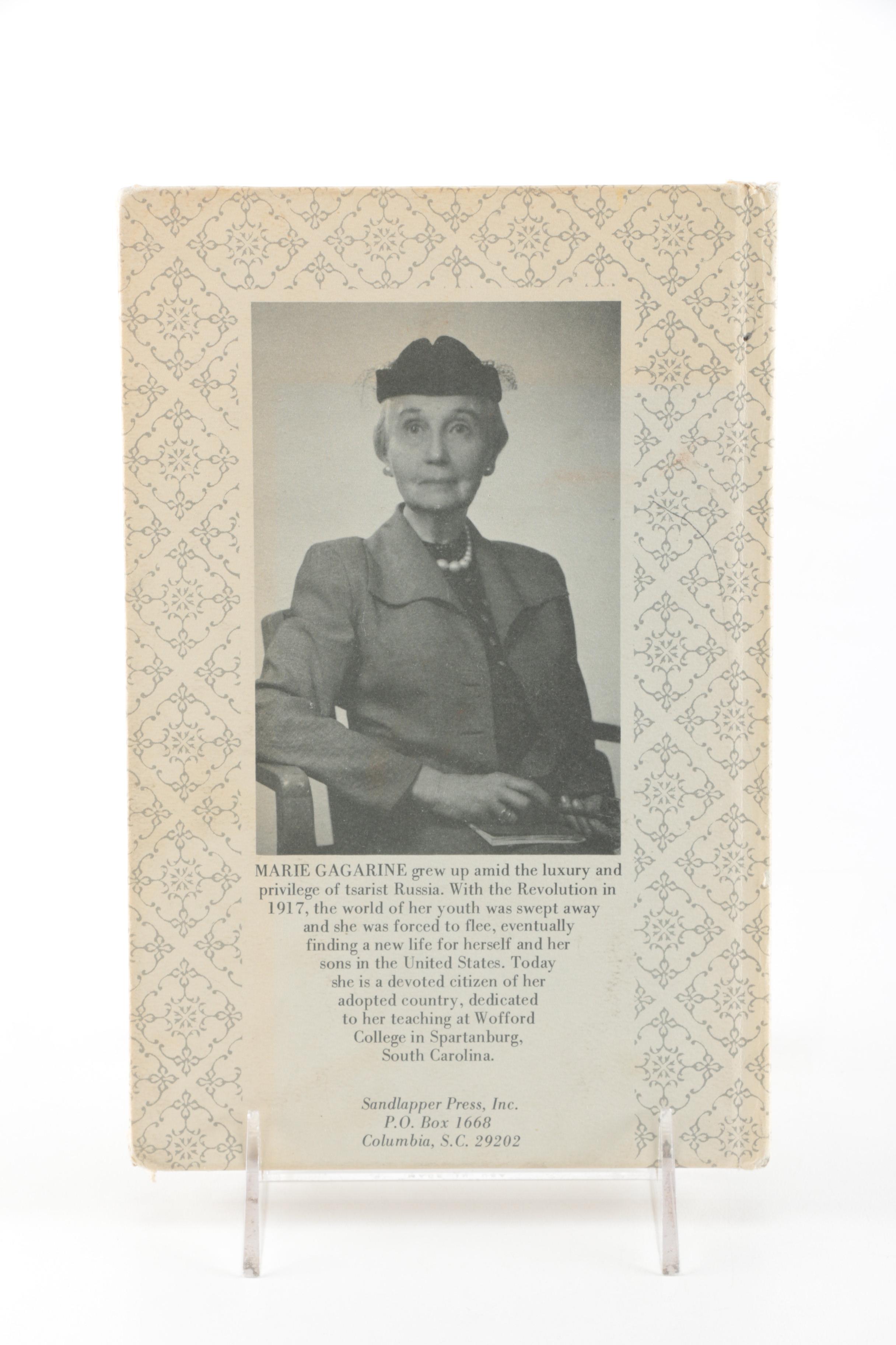 First Edition "From Stolnoy to Spartanburg" by Marie Gagarine