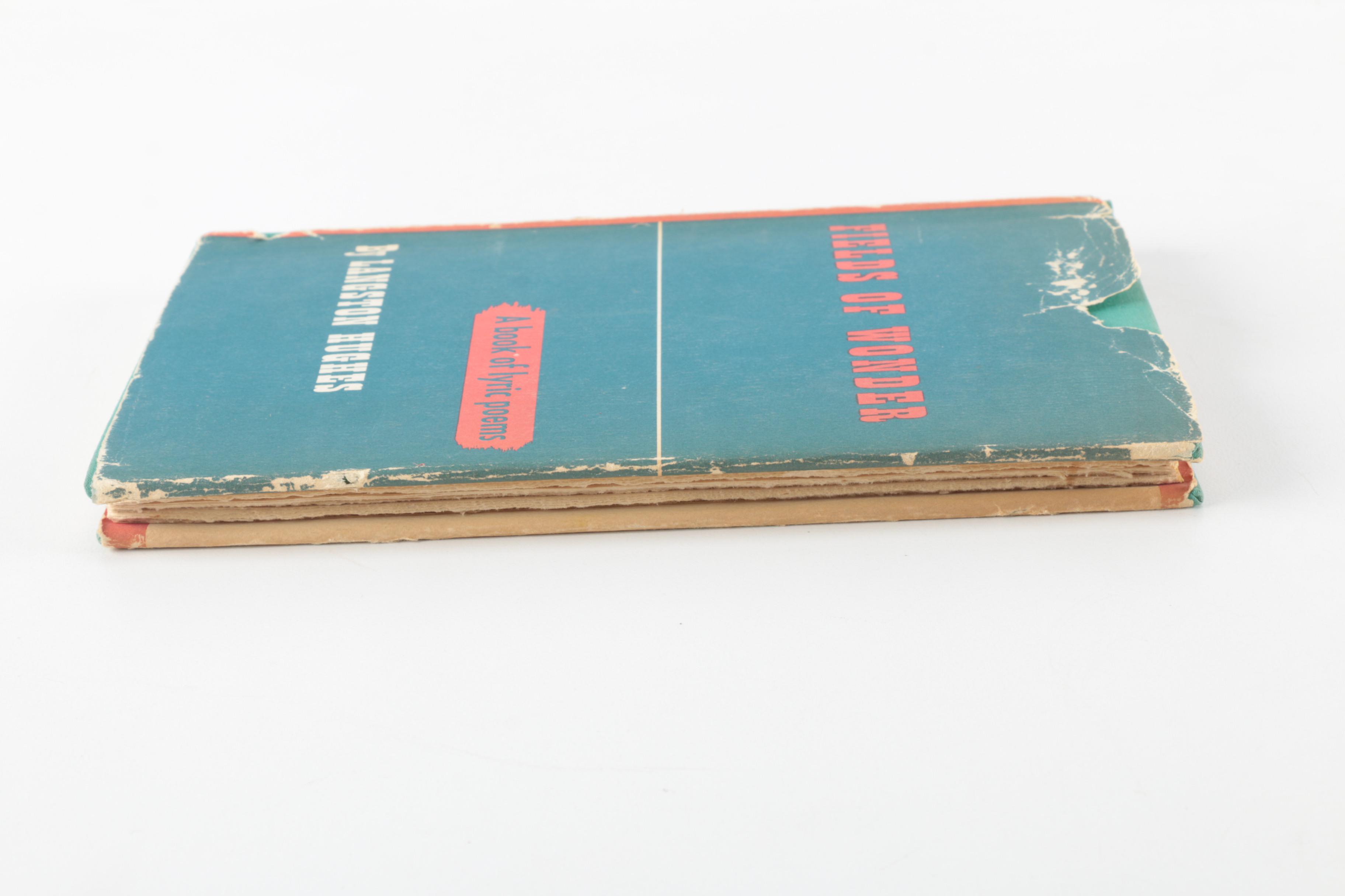 1947 First Edition Langston Hughes "Fields of Wonder: A Book of Lyric Poems"