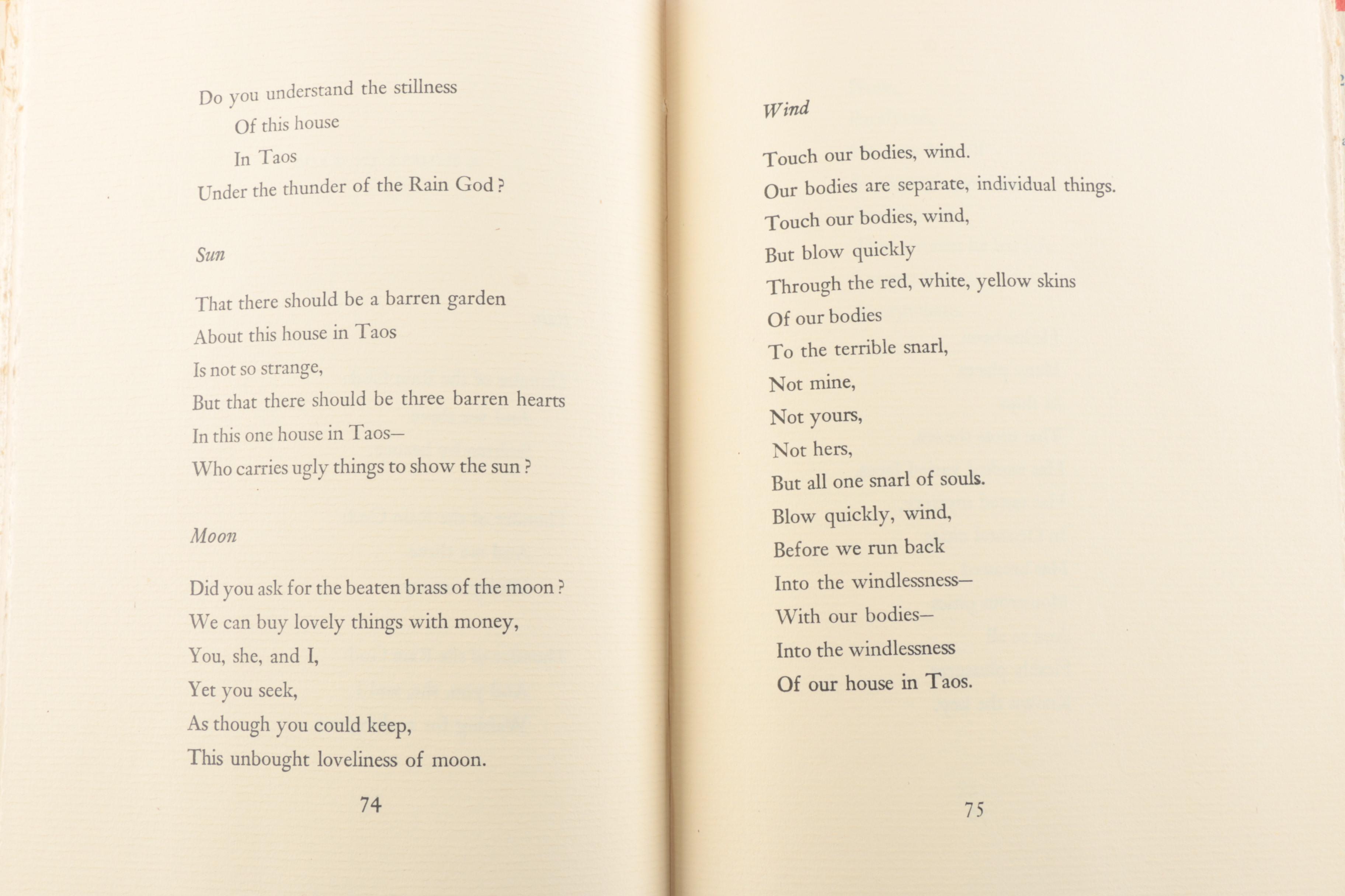 1947 First Edition Langston Hughes "Fields of Wonder: A Book of Lyric Poems"