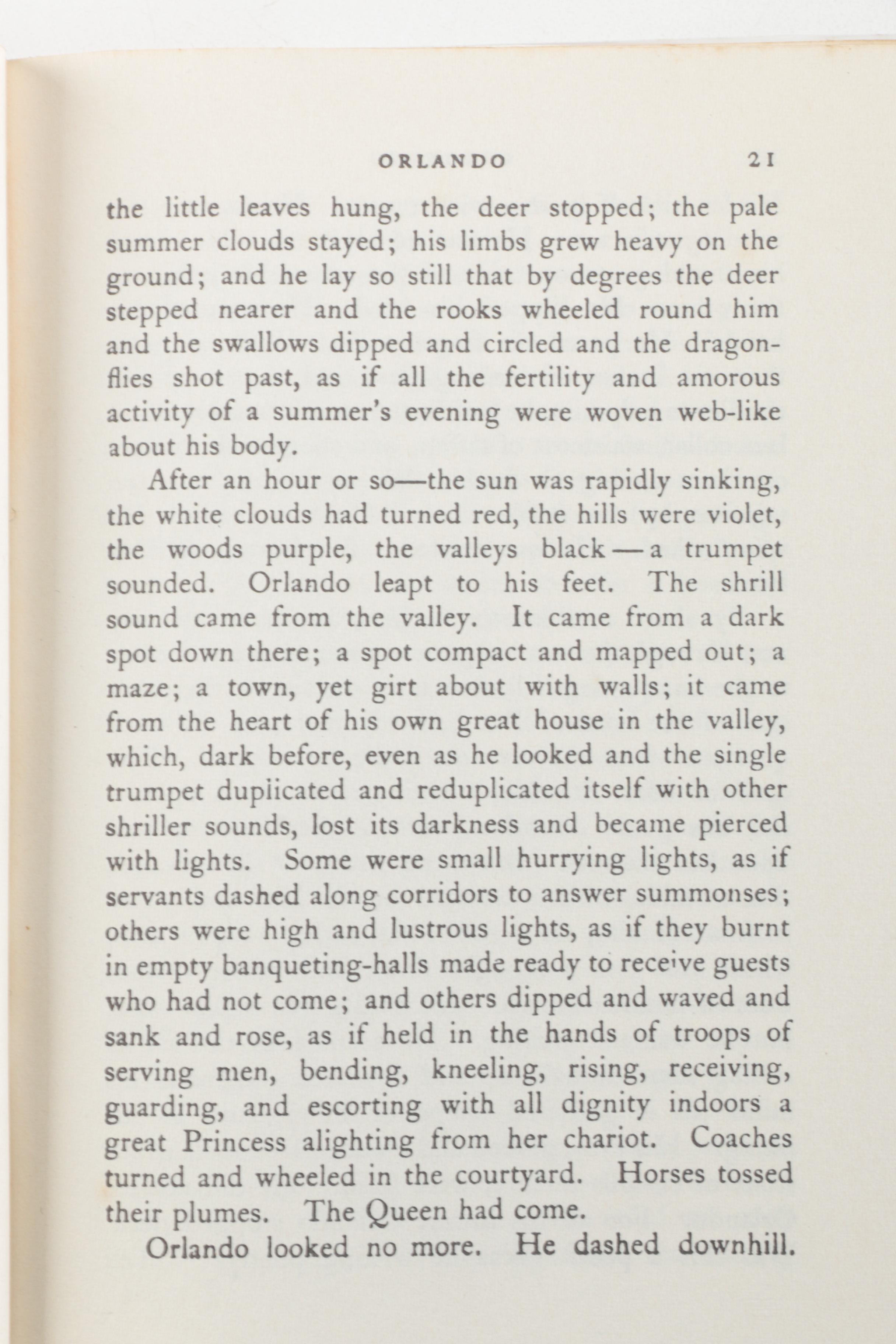 1960 "Orlando" by Virginia Woolf