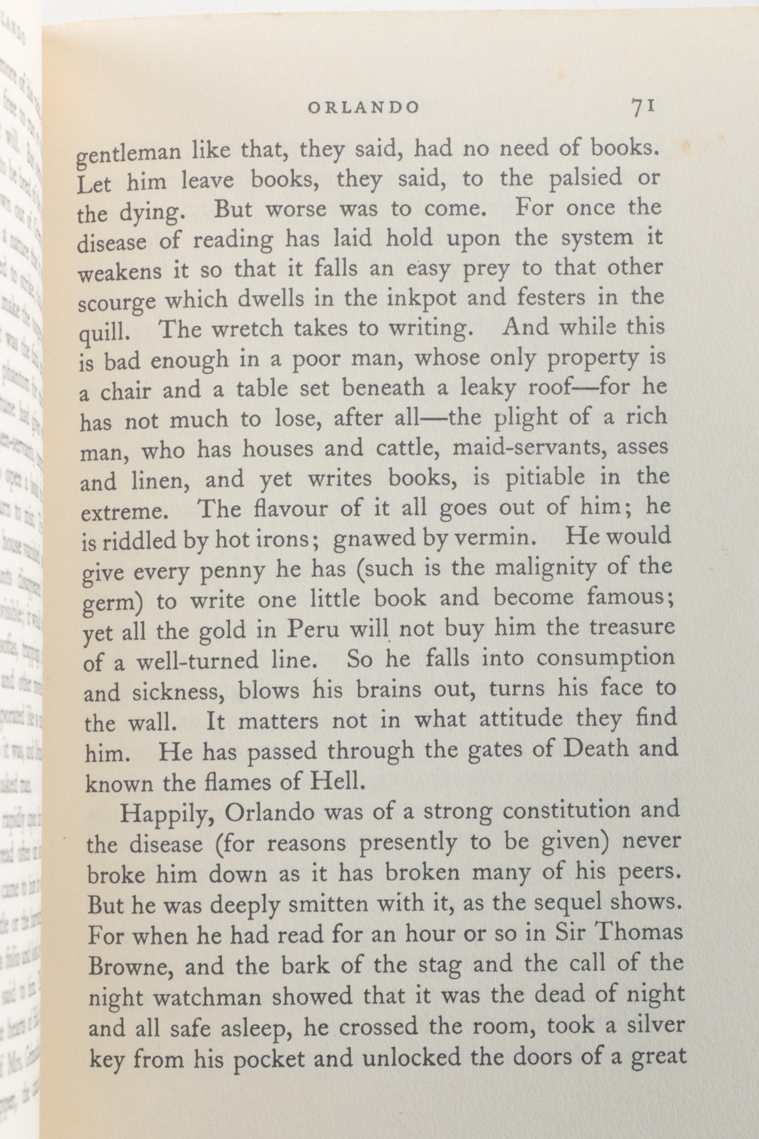 1960 "Orlando" by Virginia Woolf