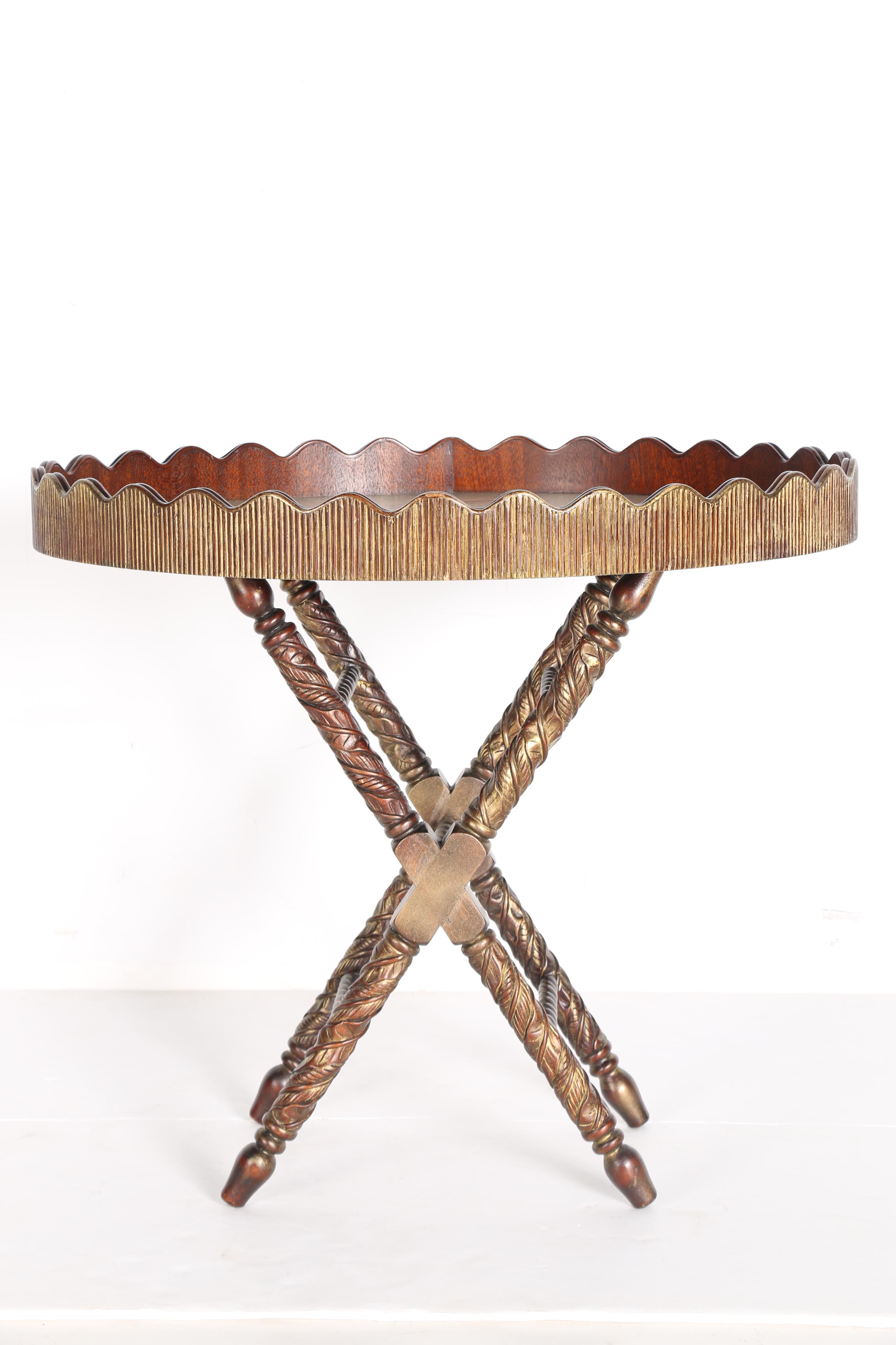 Contemporary Tray Top Folding Table